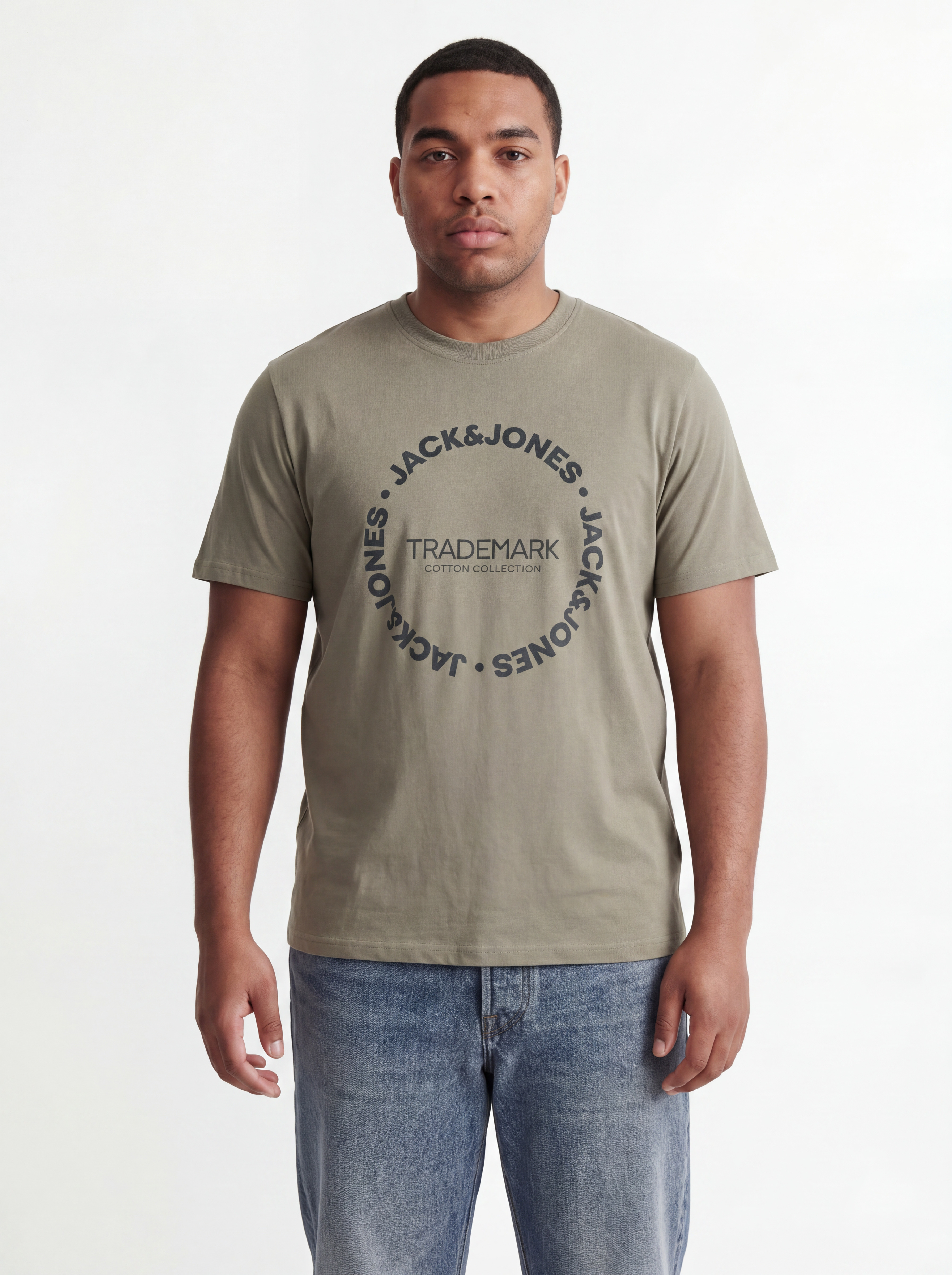 Jack & Jones PlusSize T-Shirt "JJBENSON TEE SS CREW NECK PLS" Baumwolle, regular fit