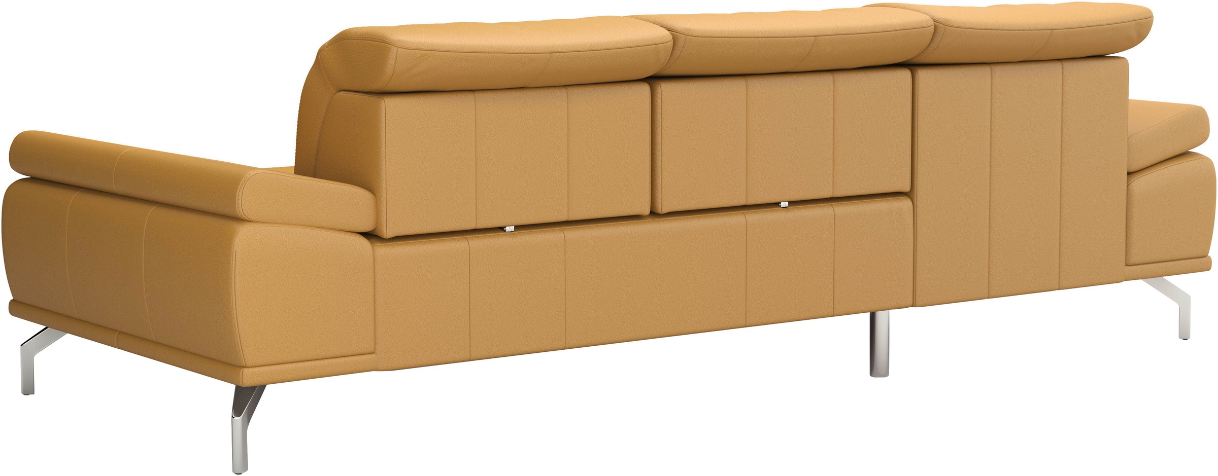 Places of Style Ecksofa »Caluna«, Inkl.Sitztiefenverstellung, wahlweise mit Kopf- und Armteilverstellung