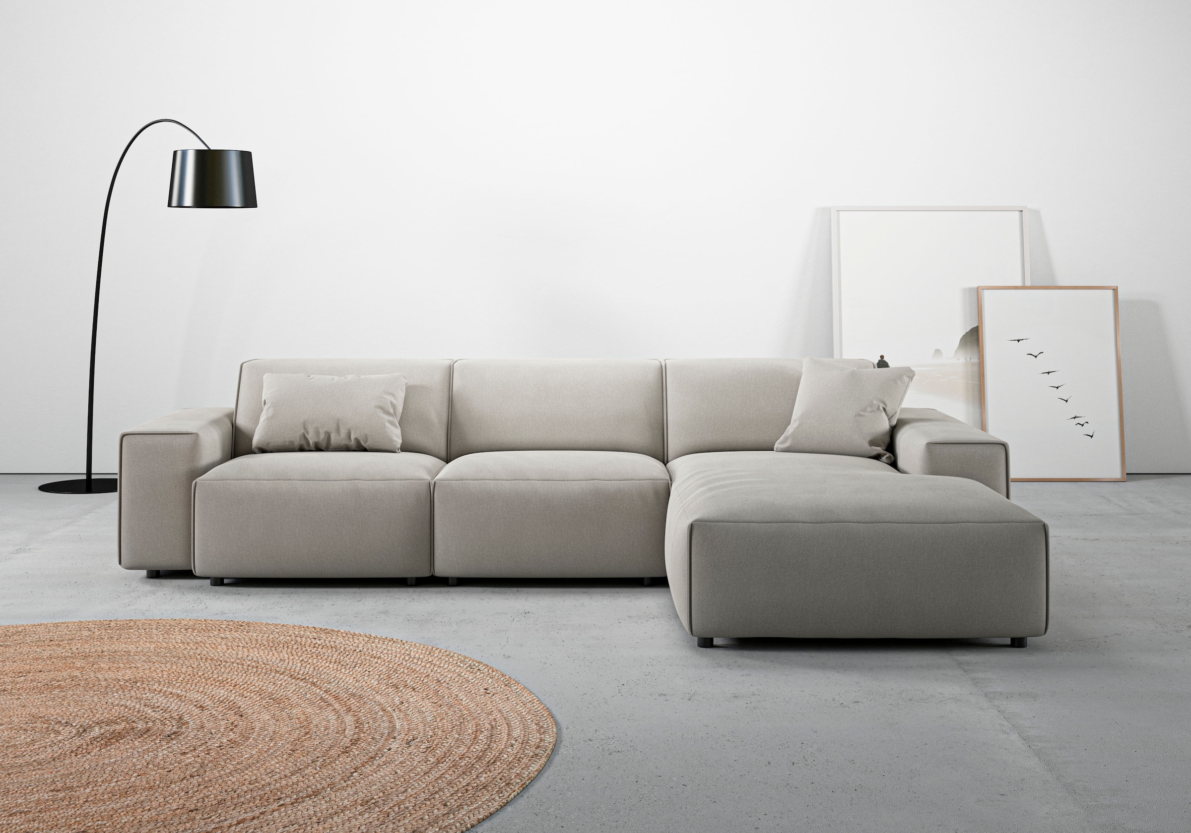 Home affaire Ecksofa "Glimminge auch in Breitcord, Feincord, Bouclé + Easy günstig online kaufen