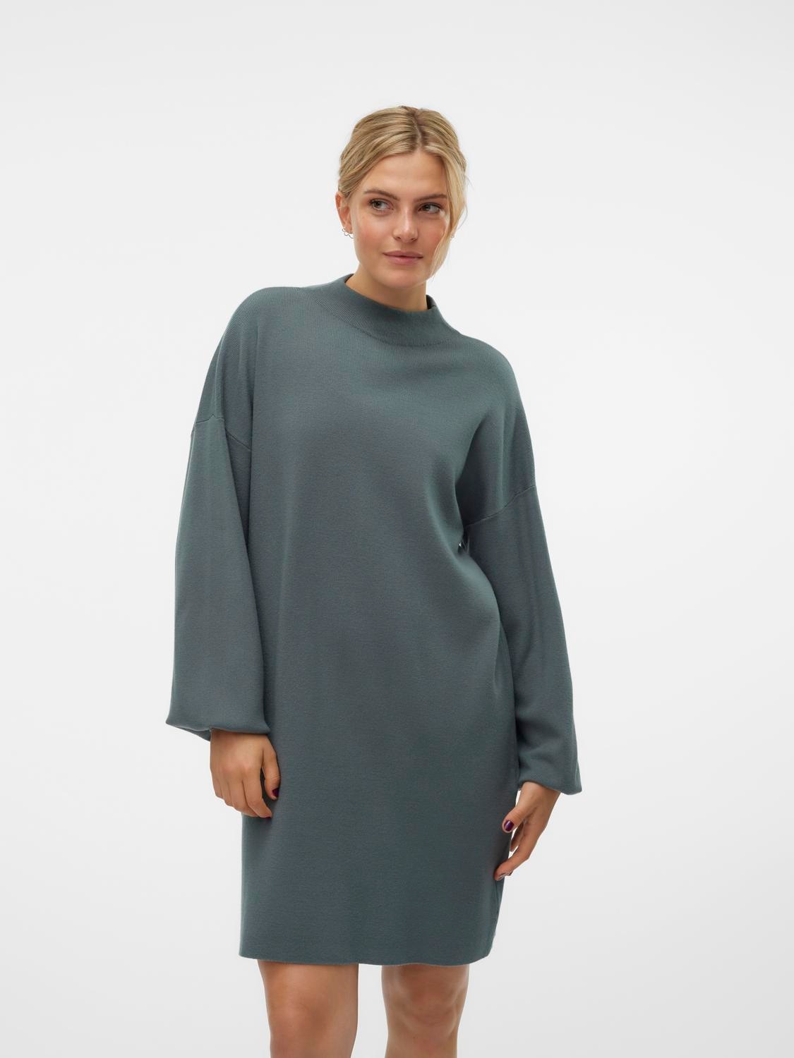 Strickkleid »VMNANCY LS FUNNELNECK DRESS GA NOOS«