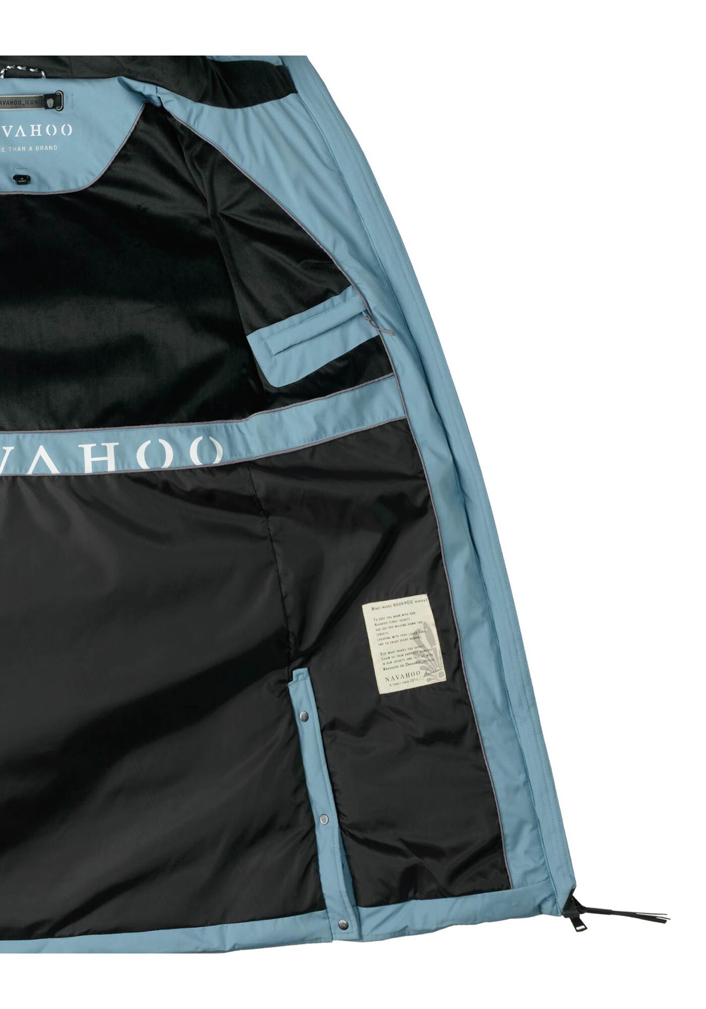 Navahoo Winterjacke »Schmatzibär«, mit weichem Teddyfell innen