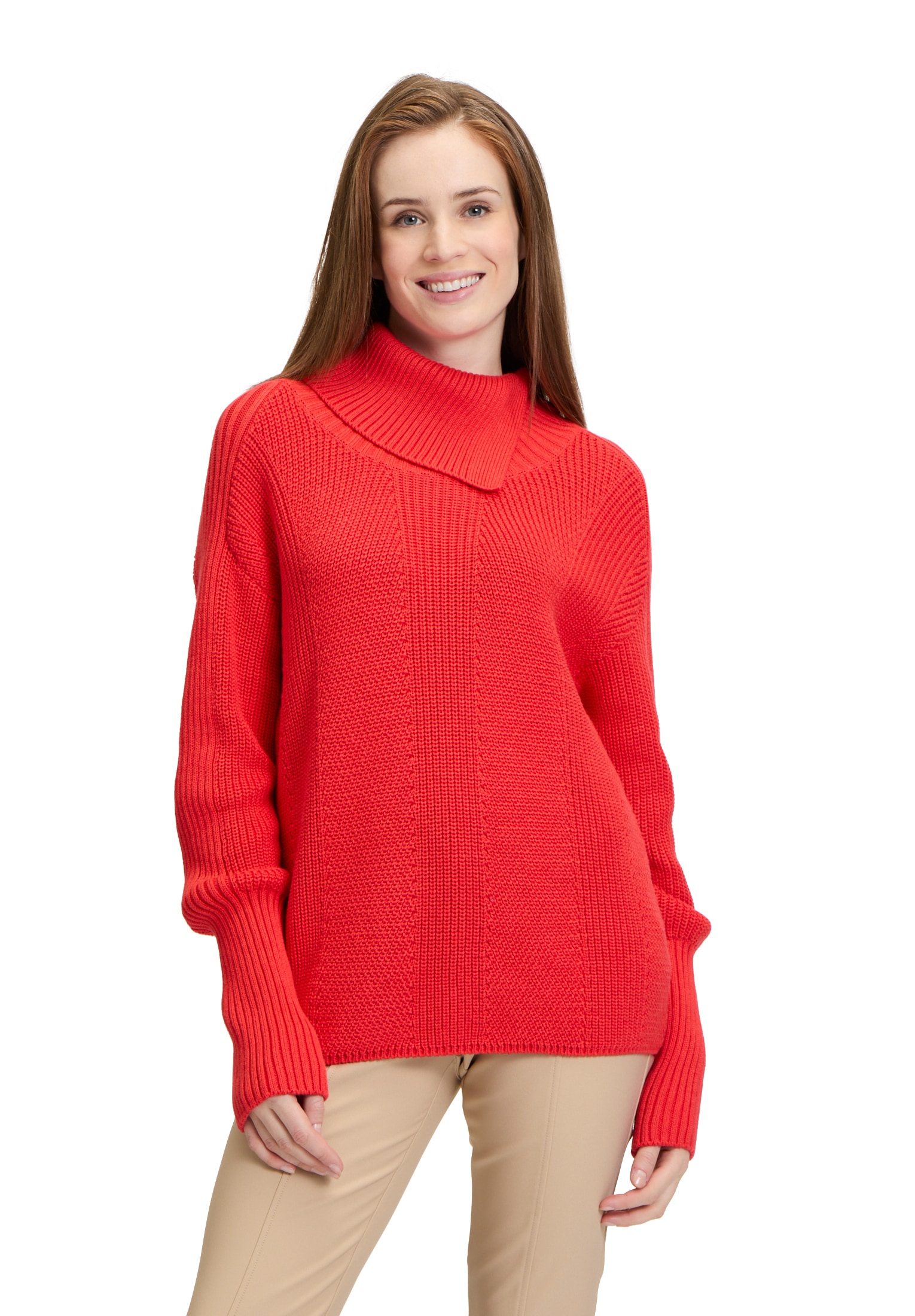 Betty Barclay Strickpullover "Betty Barclay Grobstrick-Pullover mit hohem K günstig online kaufen