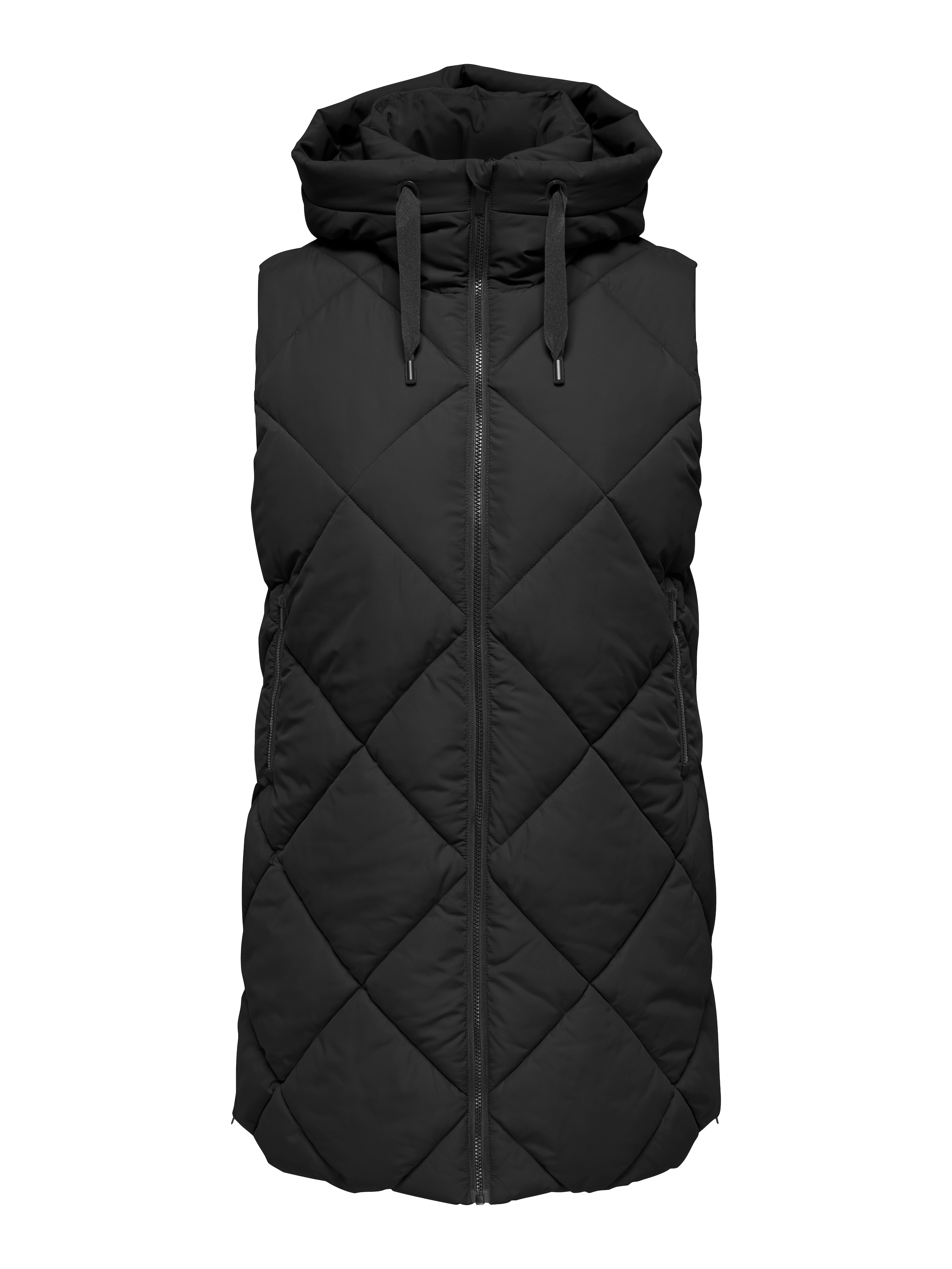 ONLY CARMAKOMA Steppweste »CARMAGGI HOOD WAISTCOAT OTW« Kunstfaser, normal geschnitten