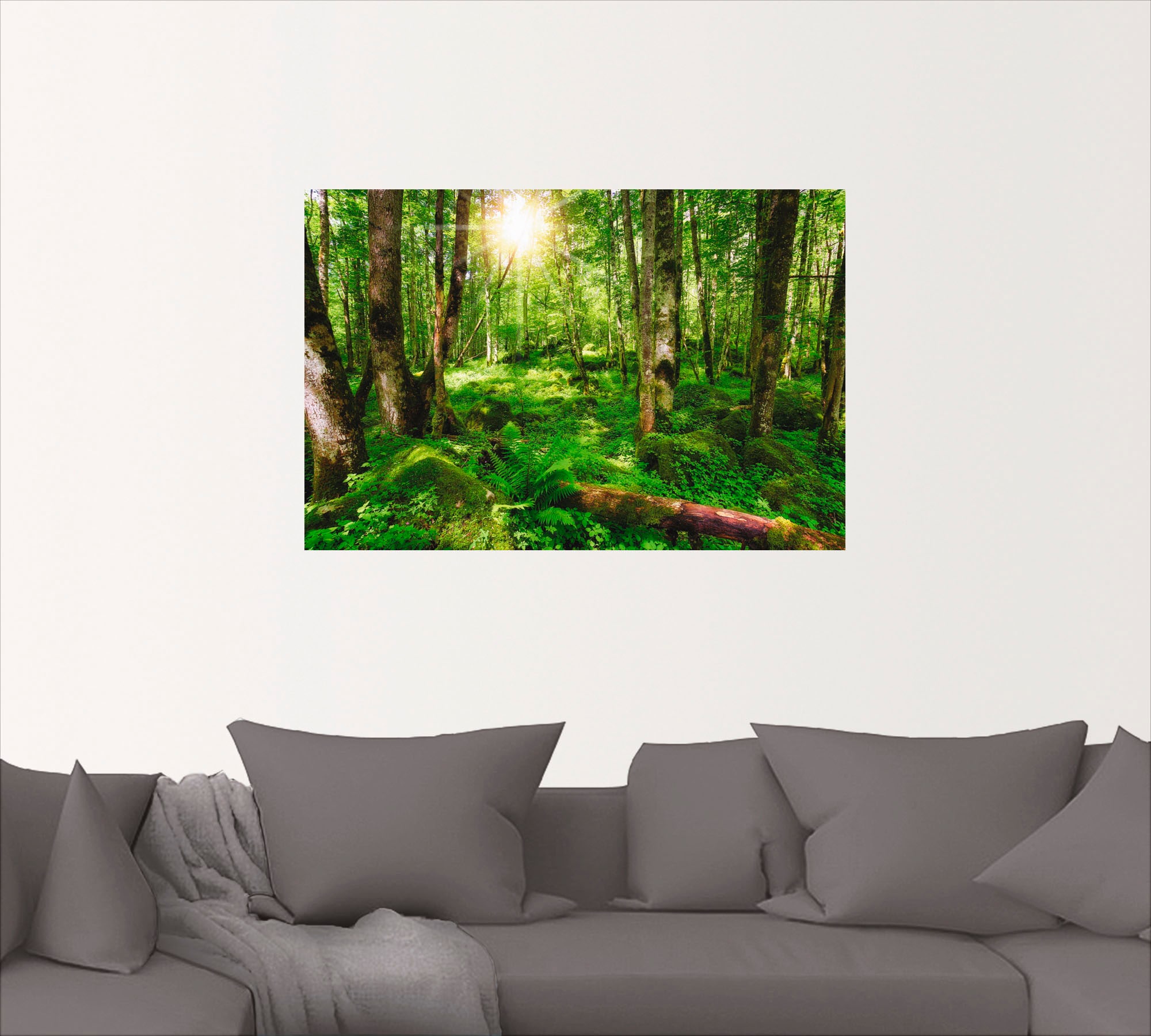 Artland Wandbild »Wald«, Wald, (1 St.), als Leinwandbild, Poster, Wandaufkleber in verschied. Größen