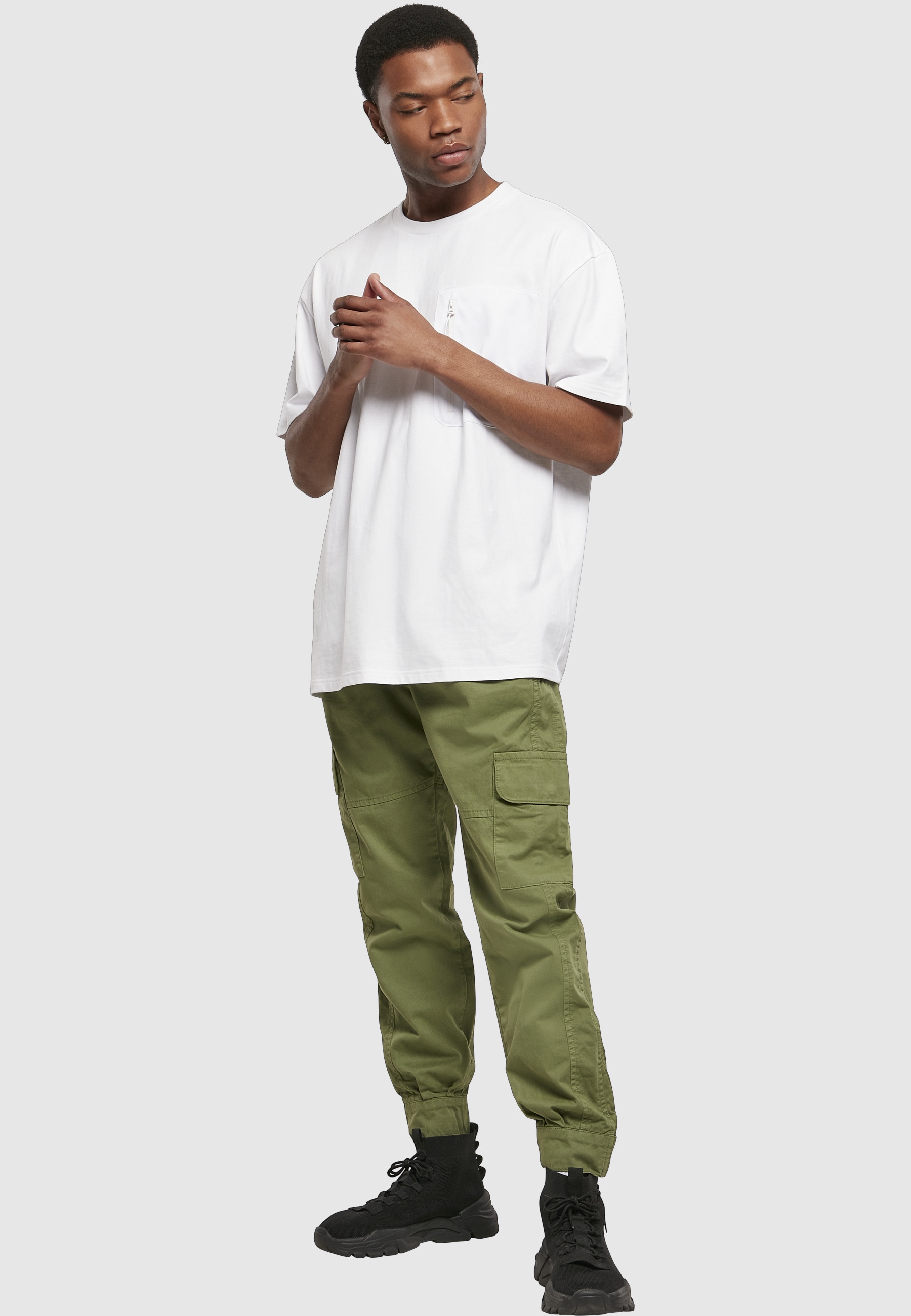 URBAN CLASSICS Cargohose »Urban Classics Herren Military Jogg Pants«