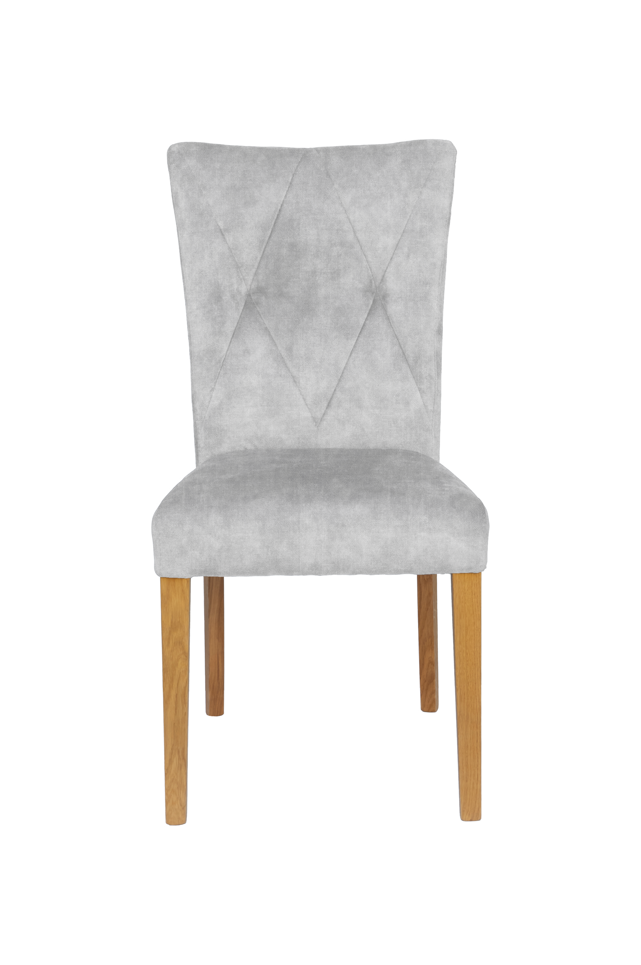 Home affaire 4-Fußstuhl »Diamond«, (Set), 2 St., Samtvelours, Sitz und Ruecken gepolstert