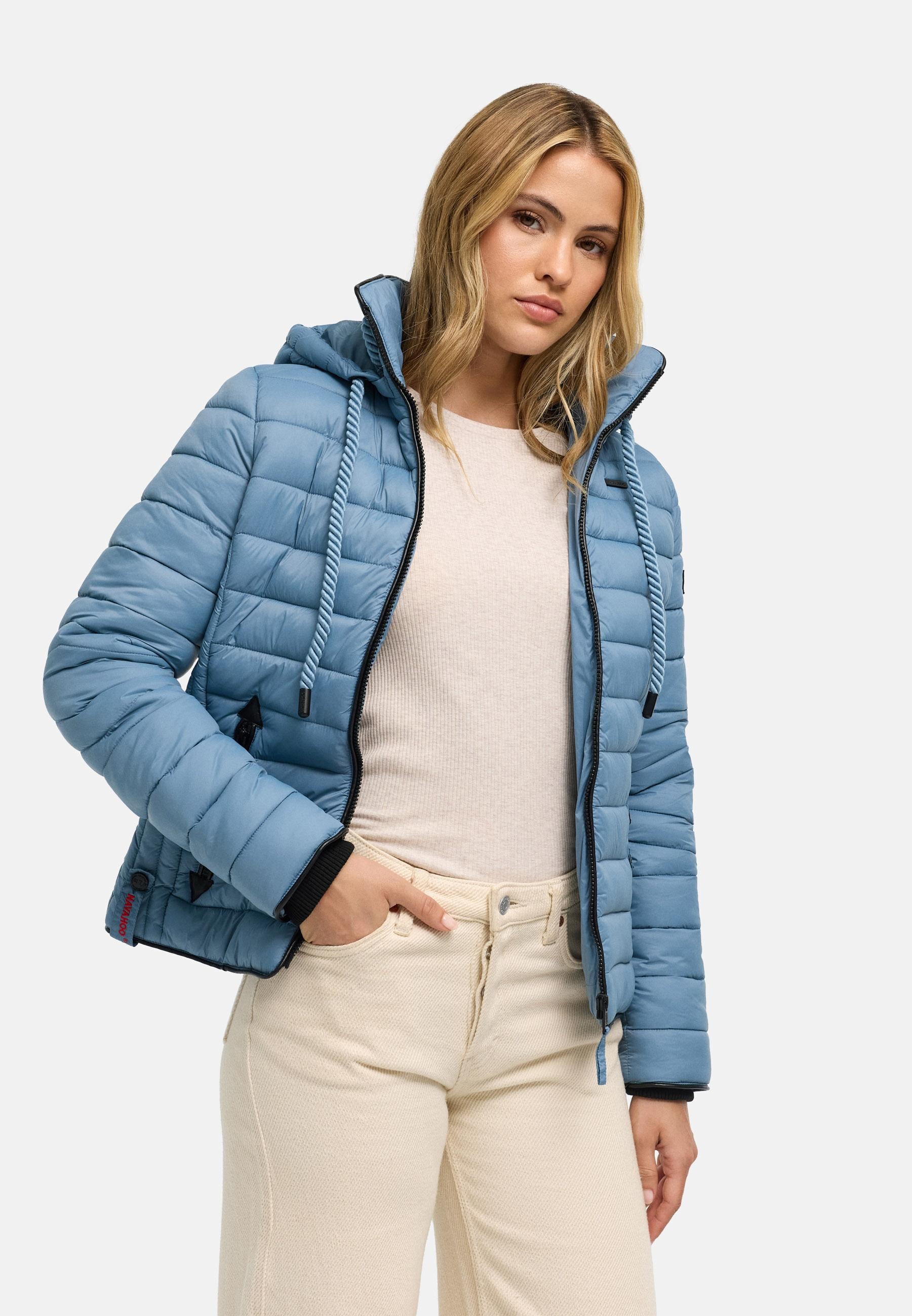 Navahoo Steppjacke »Lulana« mit Kapuze leichte Übergangsjacke mit Kapuze