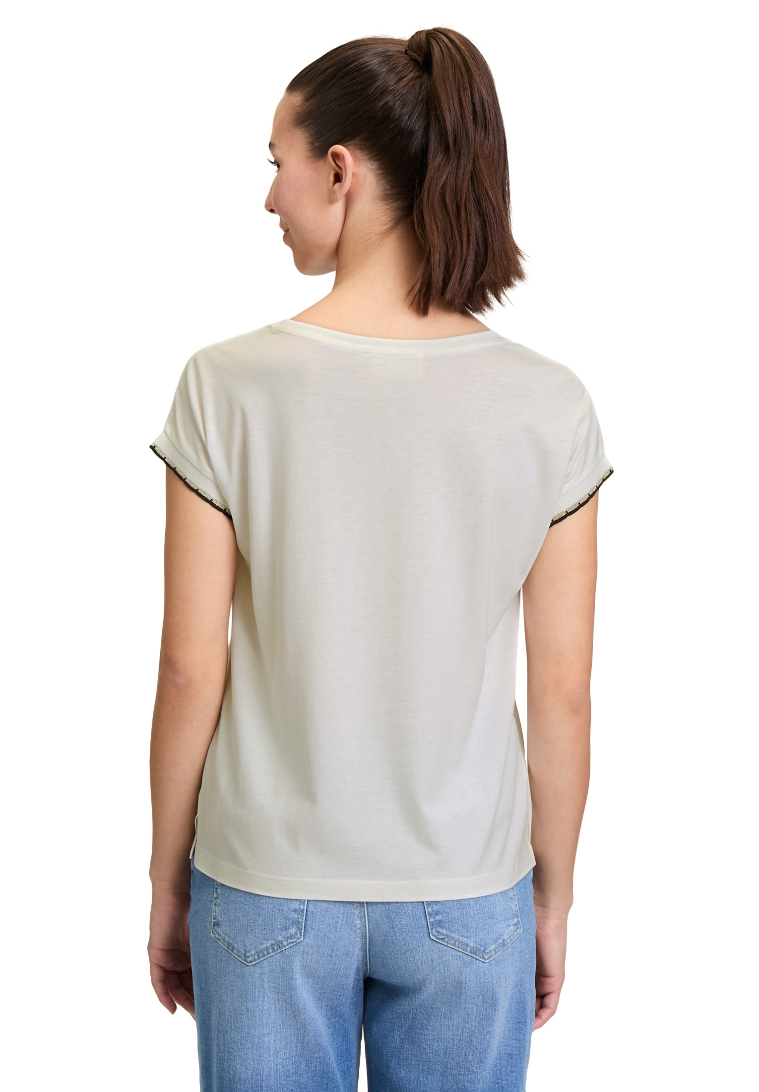 Cartoon Kurzarmshirt »Cartoon Casual-Shirt mit Rundhalsausschnitt«, (1 tlg.), Rippbündchen