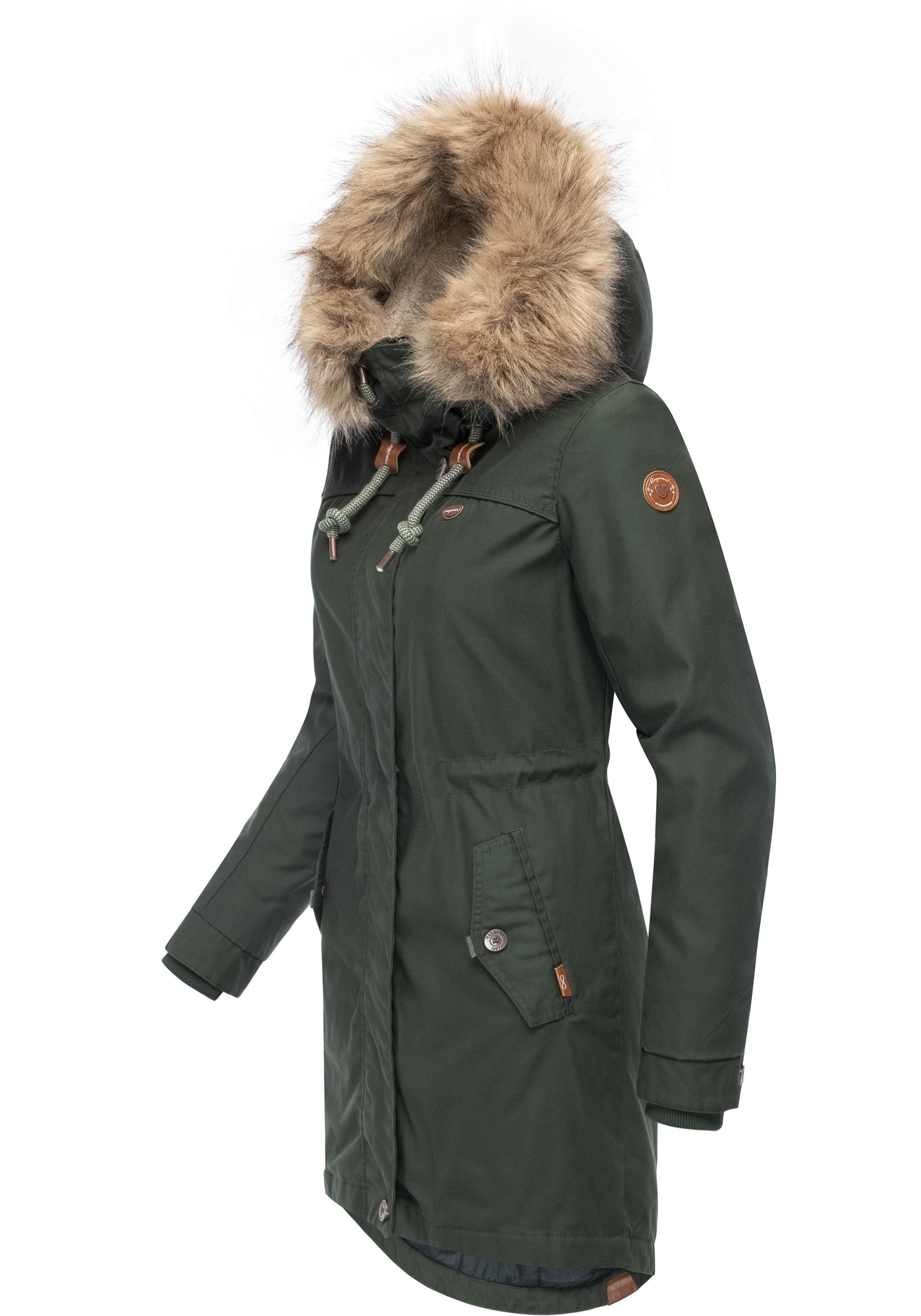 Ragwear Winterjacke "Tawny", mit Kapuze, stylischer Winterparka mit großer günstig online kaufen
