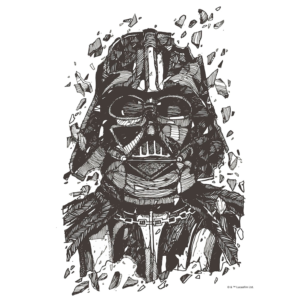 Komar Wandbild »Star Wars Darth Vader Drawing«, (1 St.)