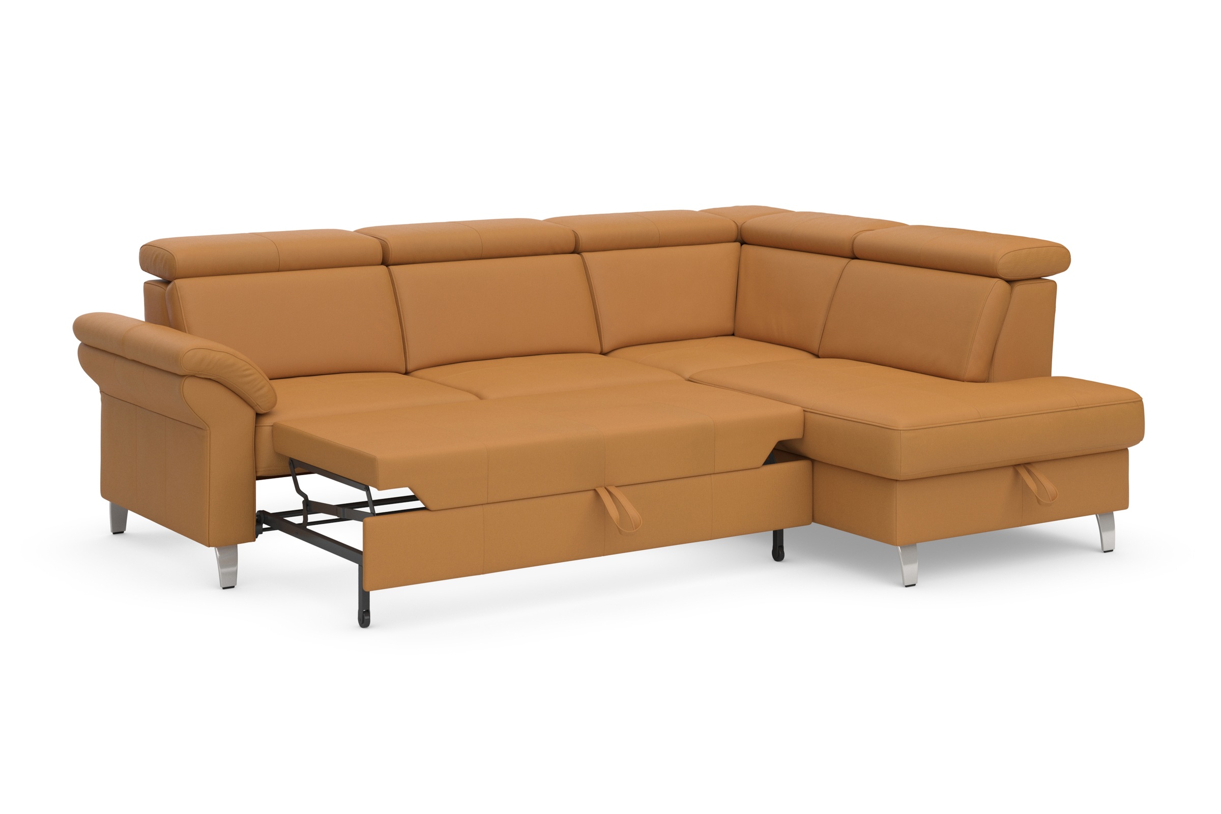 sit&more Ecksofa, inklusive Kopfteilverstellung, wahlweise mit Bettfunktion und Bettkasten