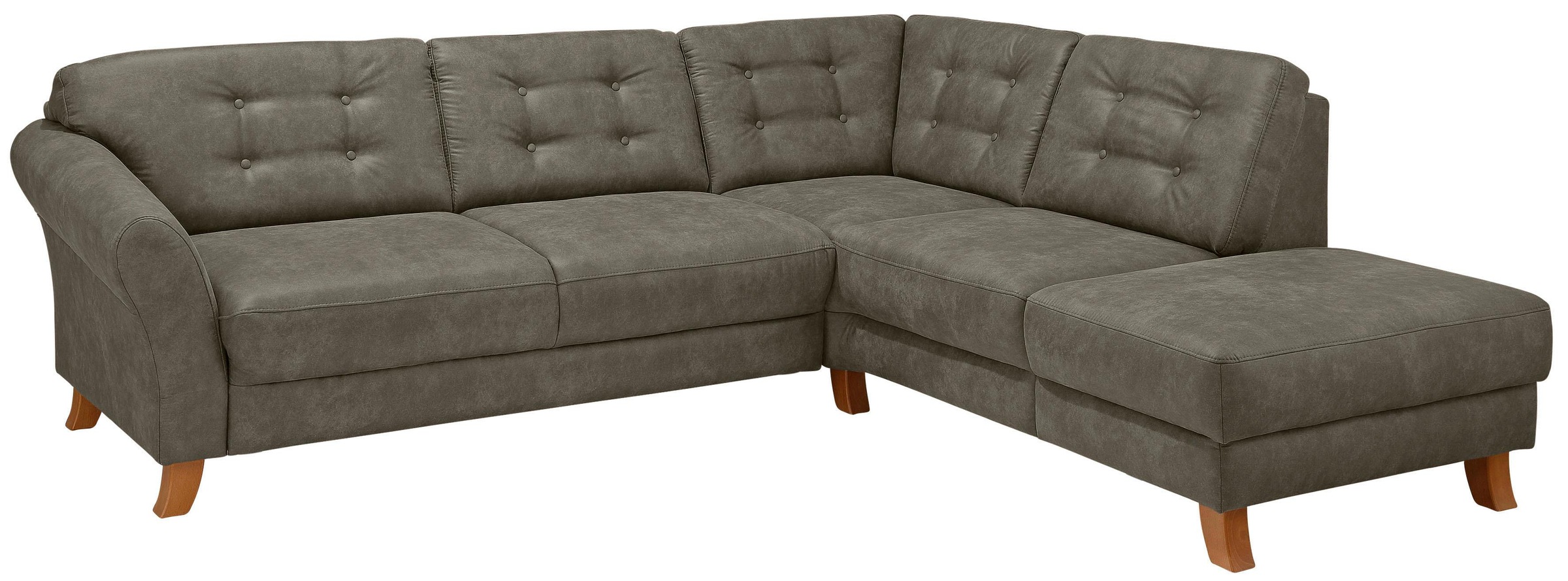 Home affaire Ecksofa »Trondheim L-Form«, mit Federkern