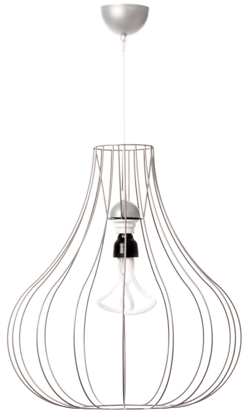 "KAYOOM Hängeleuchte ""Hängelampe Leonie 110"", silber, 1, H: 50cm, 1 Stk., Leuchten, minimalistisch, modern, harmonisch, Hängeleuchte"