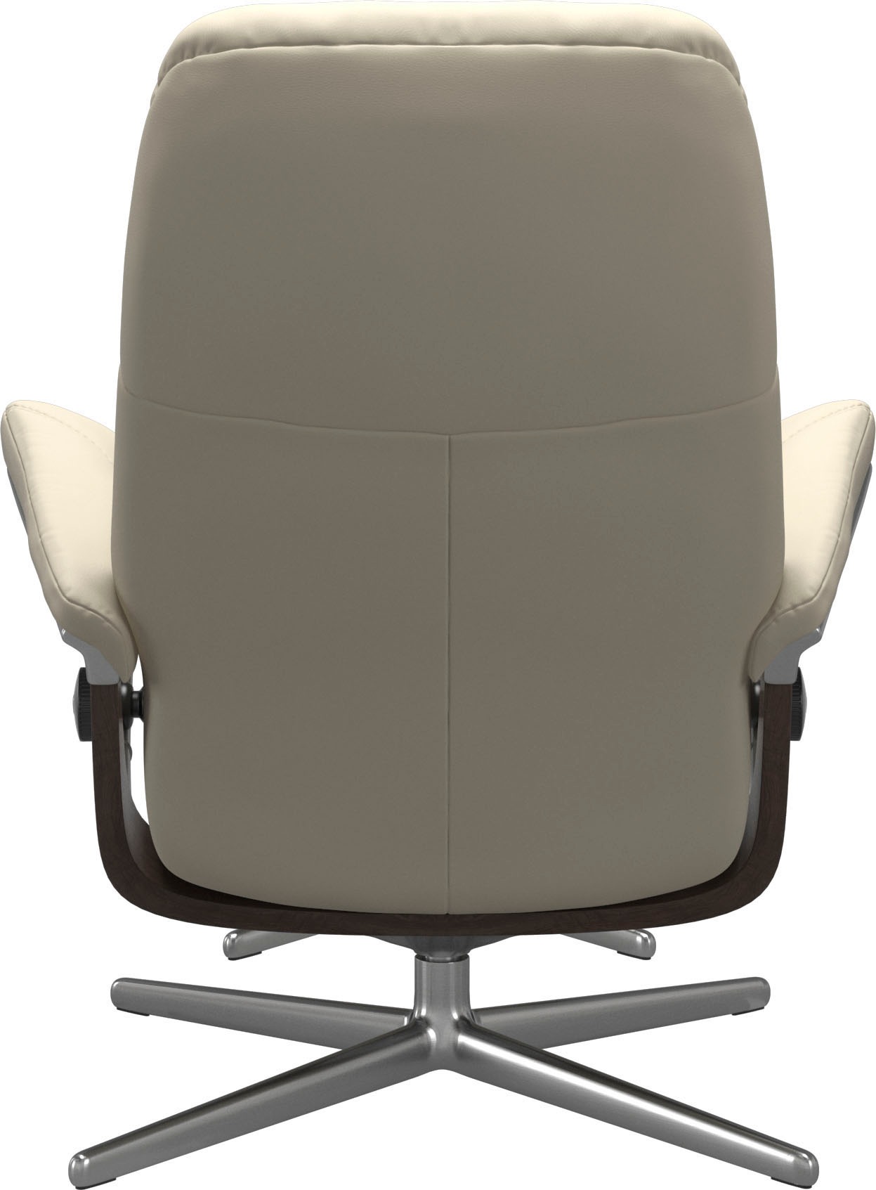 Relaxsessel STRESSLESS "Consul", beige (cream batick), B:78cm H:97cm T:70cm, Leder BATICK: BATICK ist ein leicht korrigiertes, durchgefärbtes und genarbtes Möbelleder, bei dem die meisten Unebenheiten und Spuren in der Regel entfernt wurden., Sessel, Rela 9