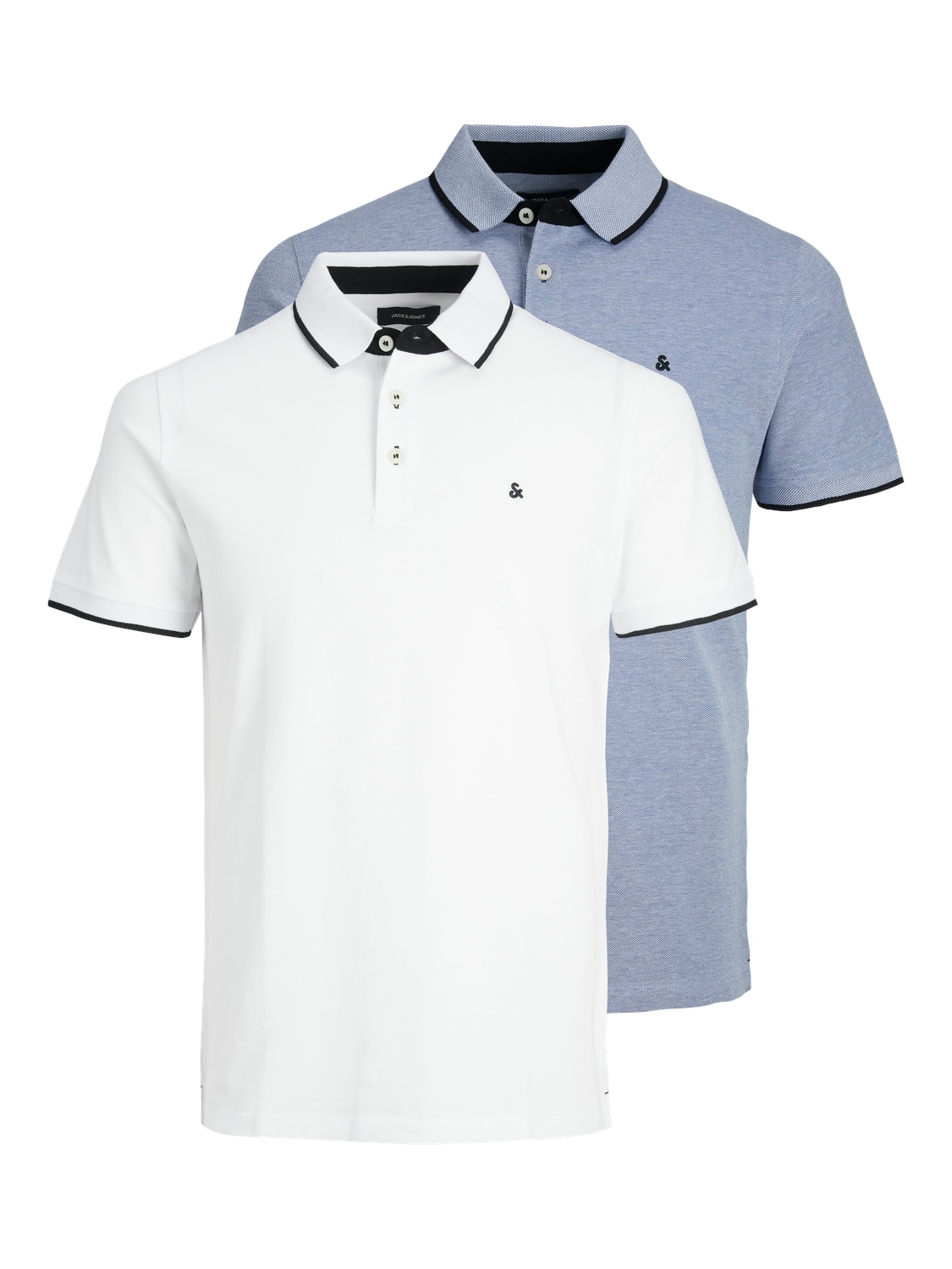 Poloshirt »JJEPAULOS POLO SS 2PK MP NOOS«