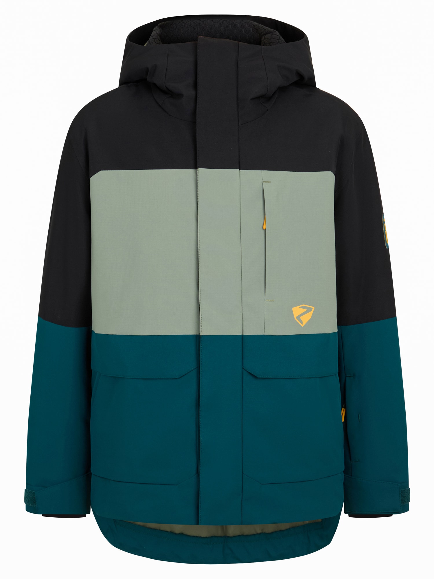 Ziener Skijacke "ALIM-Z AQUASHIELD JUNGS" wasser- u. winddicht, atmungsaktiv, warm, reflektierende Elemente