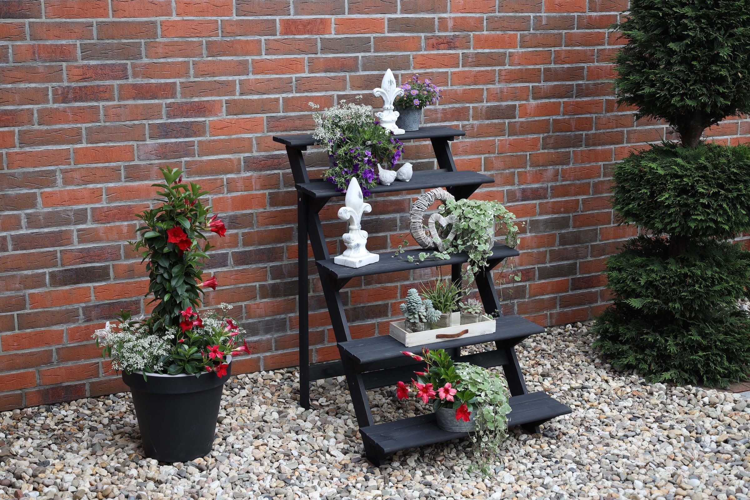 promadino Blumenständer »Blummentreppe«, BxTxH: 78x100x109 cm