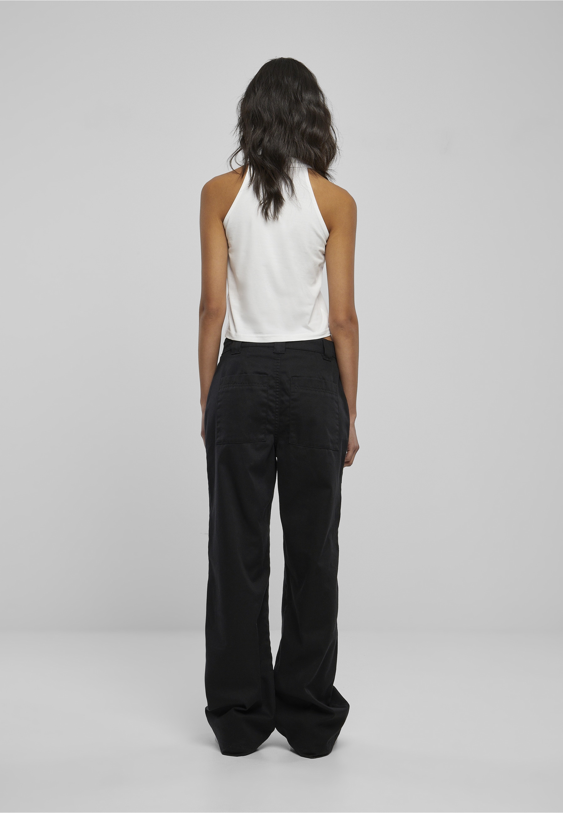 Miss Tee Muskelshirt »Miss Tee Damen Eye Roll Turtleneck Short Top« 1