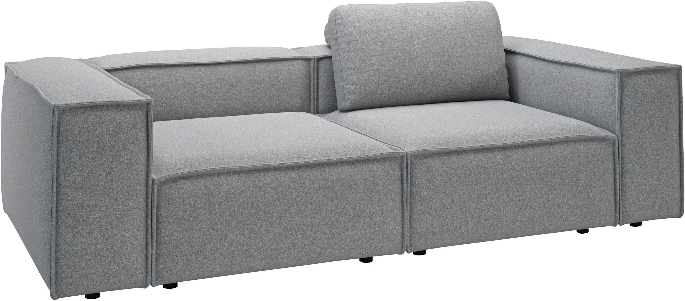 Places of Style 2-Sitzer »Watertown, modernes Sofa 246 cm breit, auch in Feincord«, stilvolles Sofa für 2 Personen mit extra breiter Sitzfläche