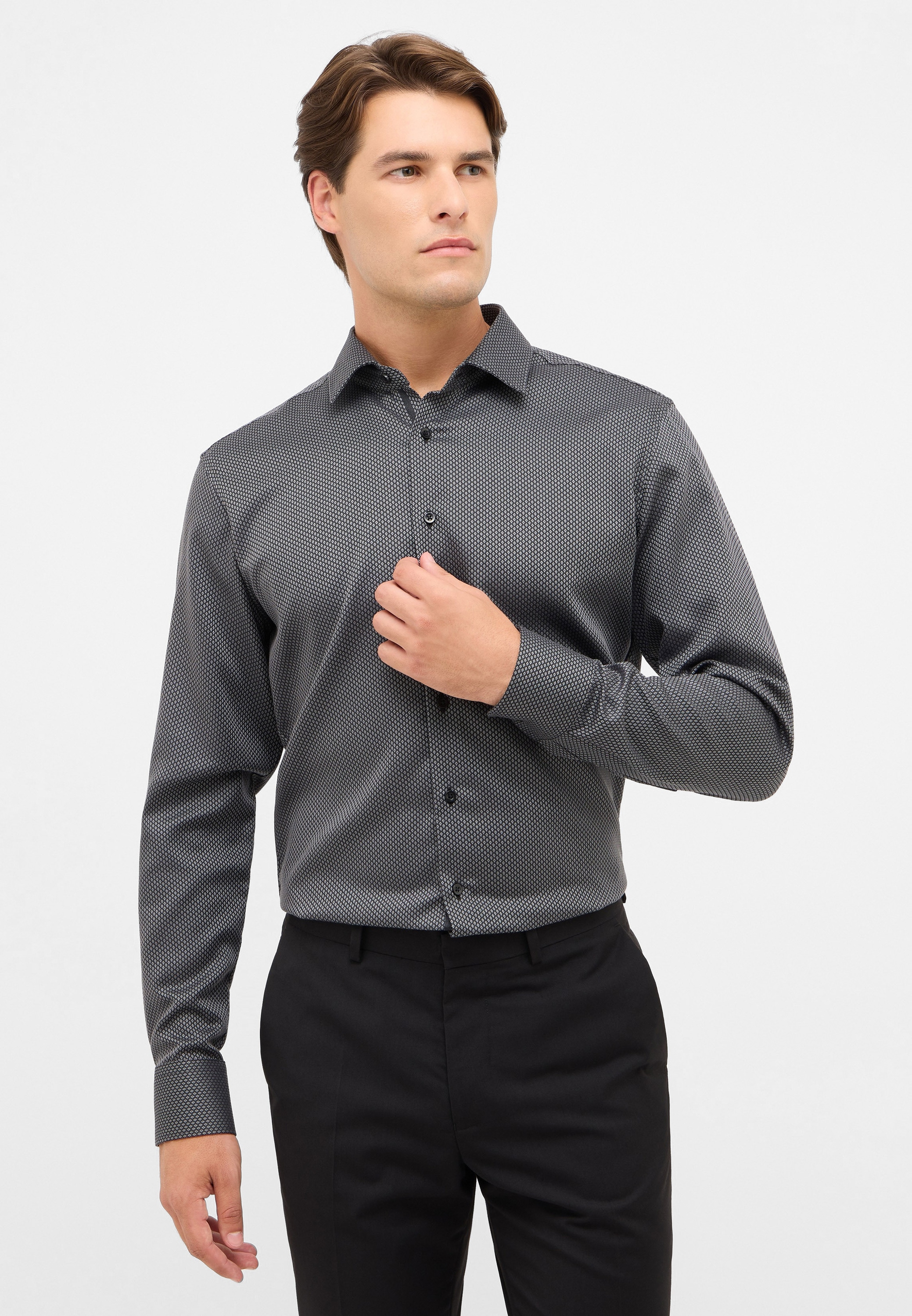 Eterna Langarmhemd "SLIM FIT", NON IRON (bügelfrei) günstig online kaufen