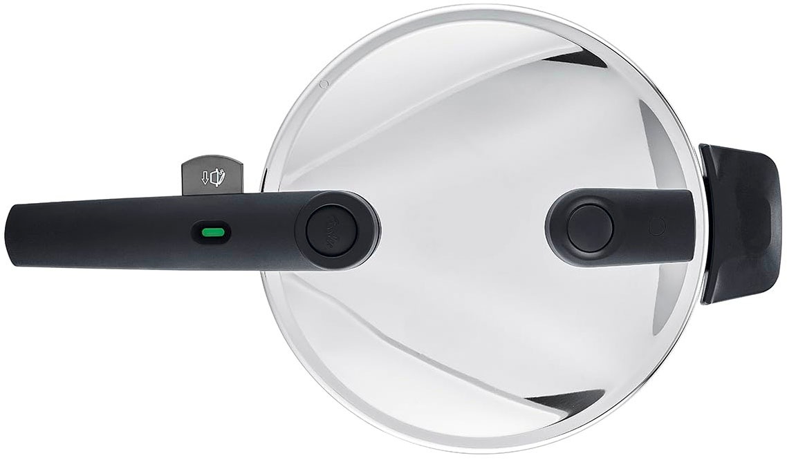 Fissler Schnellkochtopf »Vitaquick®«, Edelstahl 18/10, (Set, 4 tlg., 1 Schnellkochtopf 6 L, 1 Schnellbratpfanne 3,5 L, 1 Metalldeckel), Made in Germany