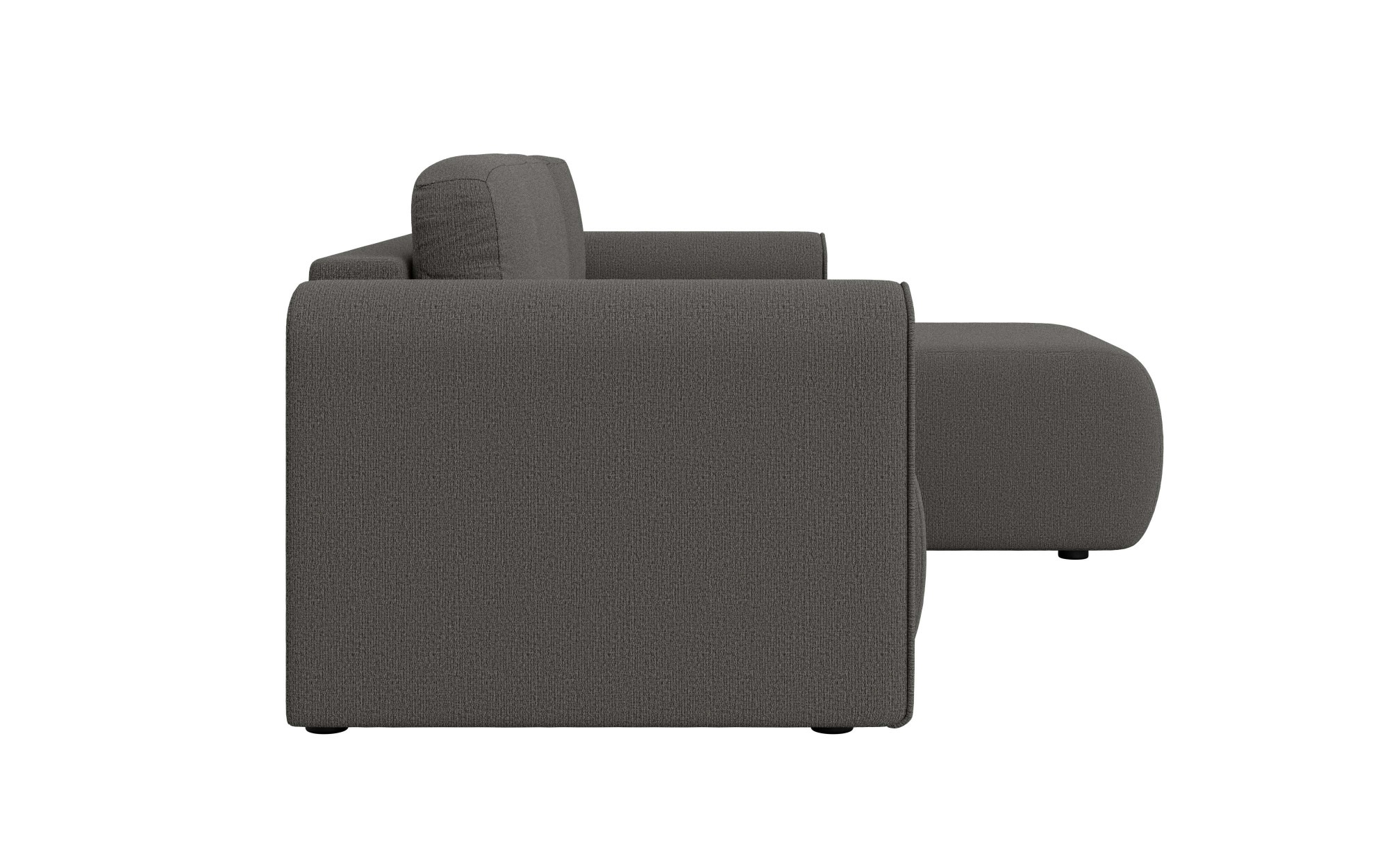 INOSIGN Ecksofa »Zacharia wahlweise Schlafsofa mit Bettkasten, B/T/H 250/166/86 cm«, L-Form mit Wellenunterfederung, Recamiere beidseitig montierbar