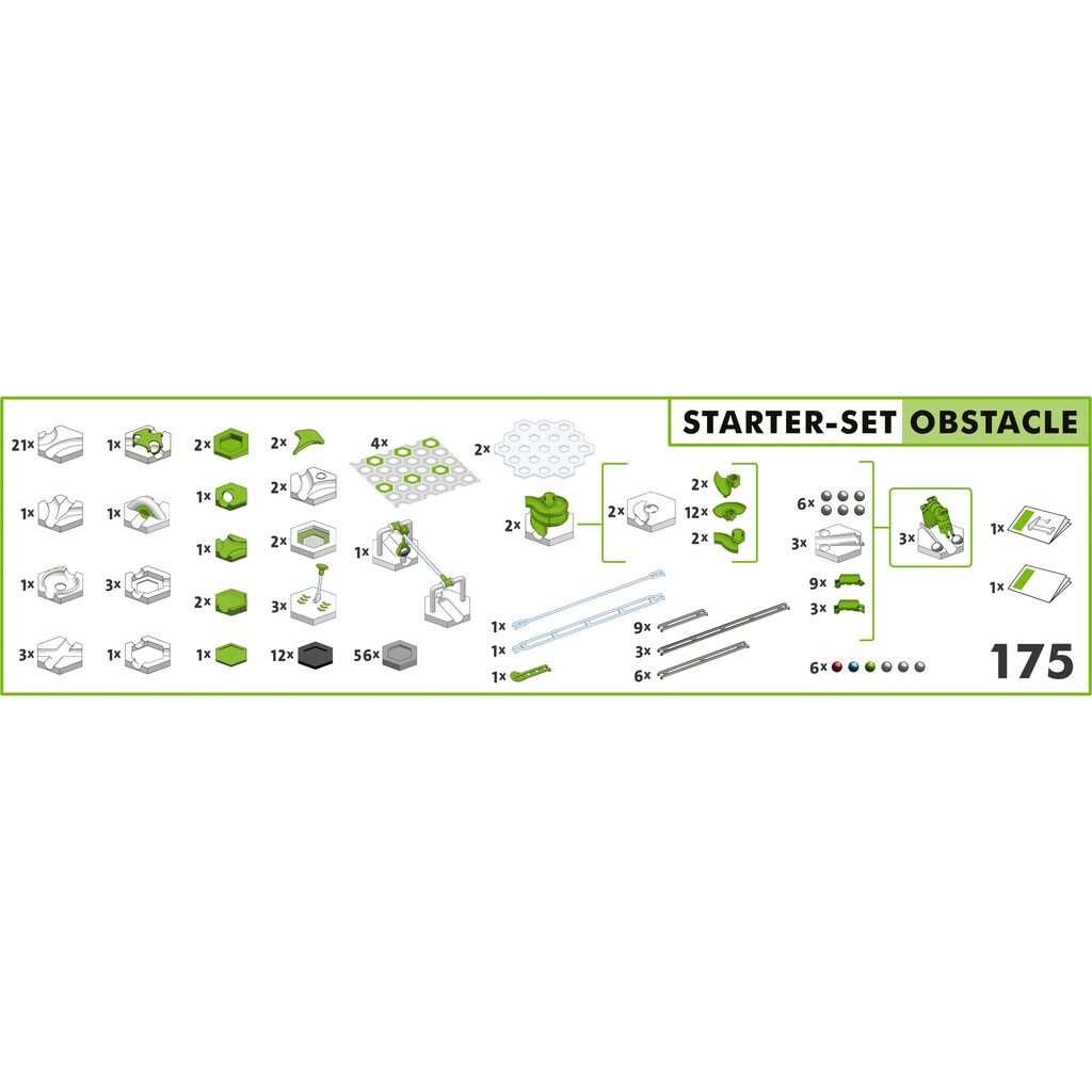 Ravensburger Kugelbahn-Bausatz »GraviTrax Starter-Set Obstacle«