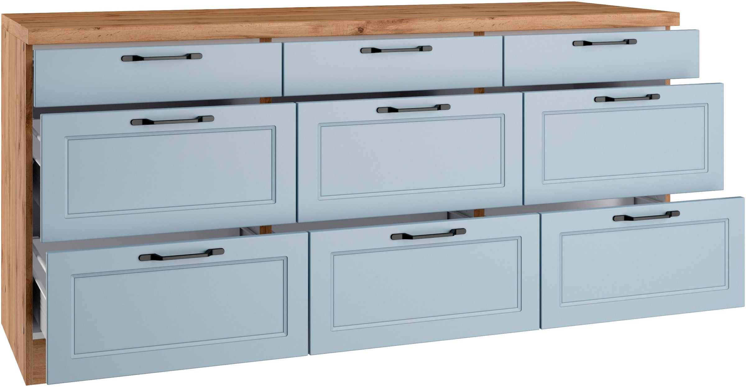 KOCHSTATION Unterschrank »KS-Lana«, Breite 180 cm