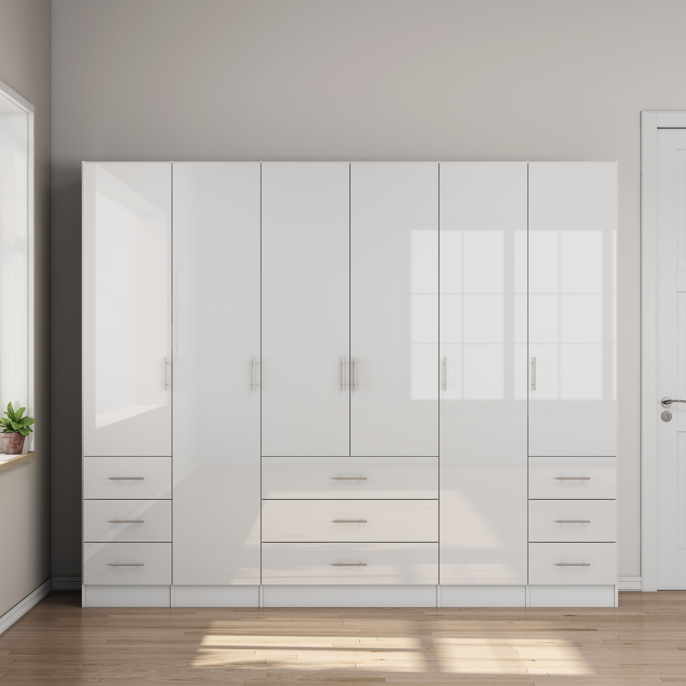 OTTO home Kleiderschrank »Trento Schlafzimmerschrank Garderobe Hochglanz Bestseller«