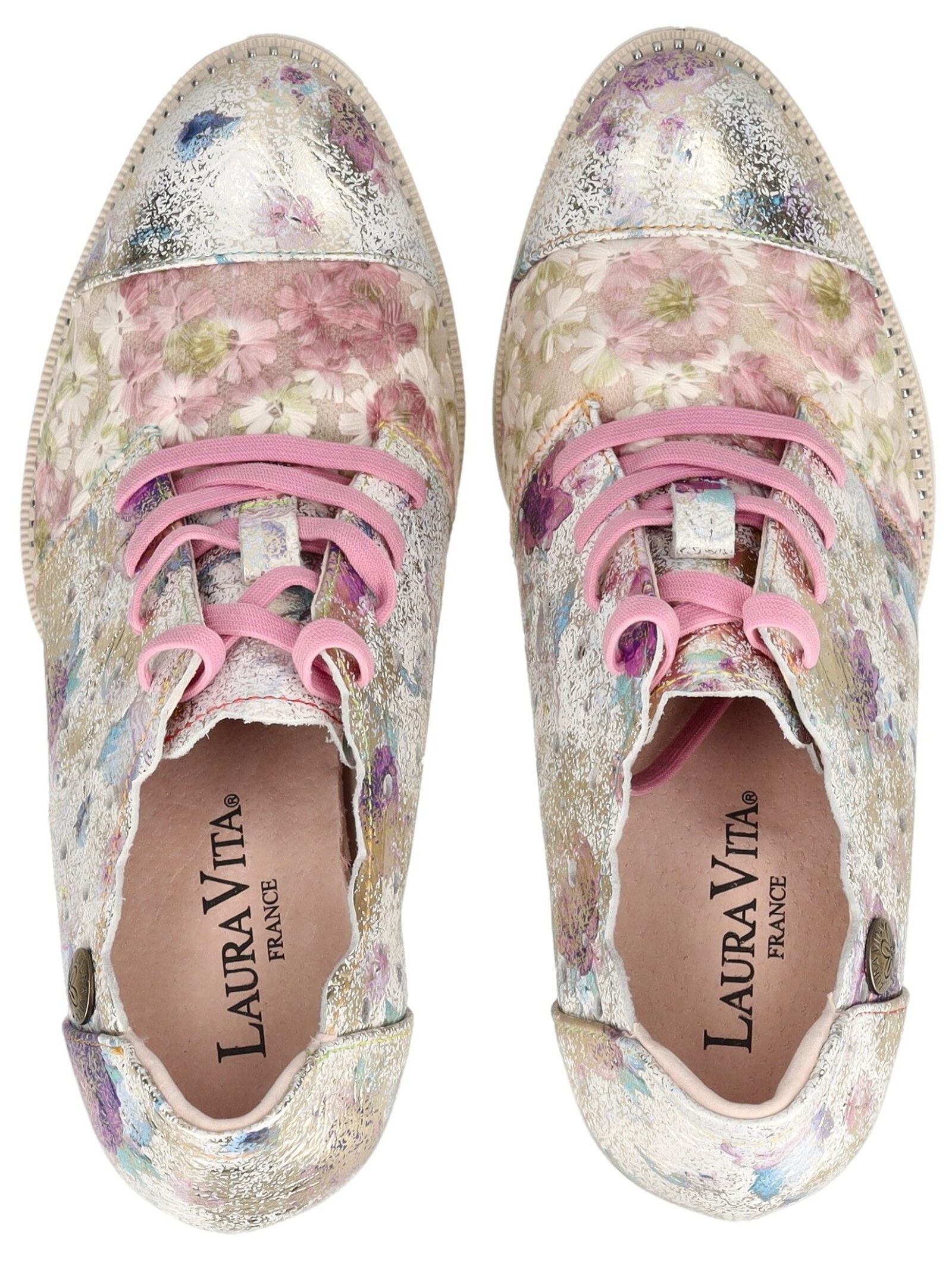 LAURA VITA Schnürpumps »LAURA VITA Pumps Leder/Textil«