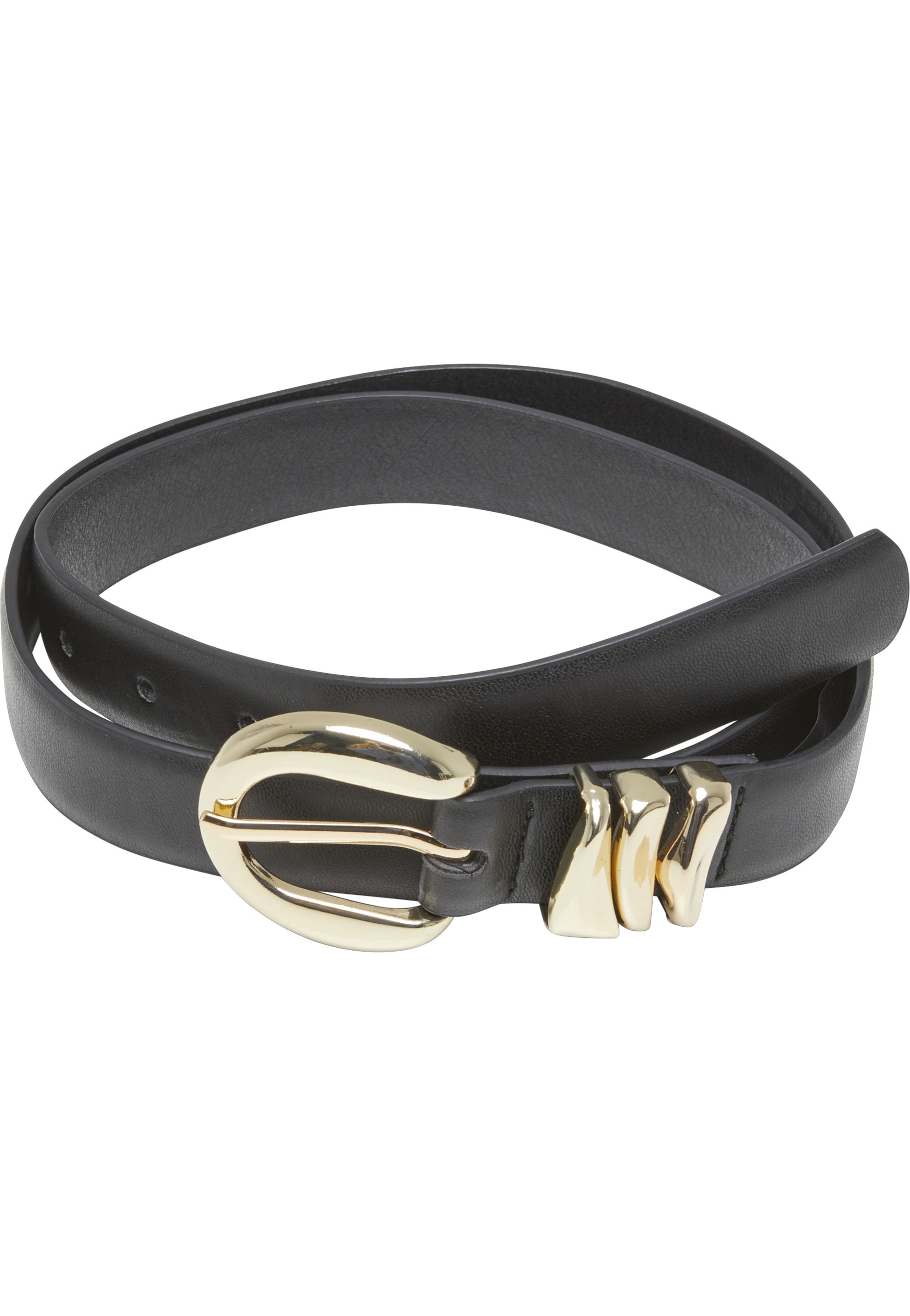 URBAN CLASSICS Synthetikgürtel "Urban Classics Chunky Multiple Loop Synthetic Leather Belt"