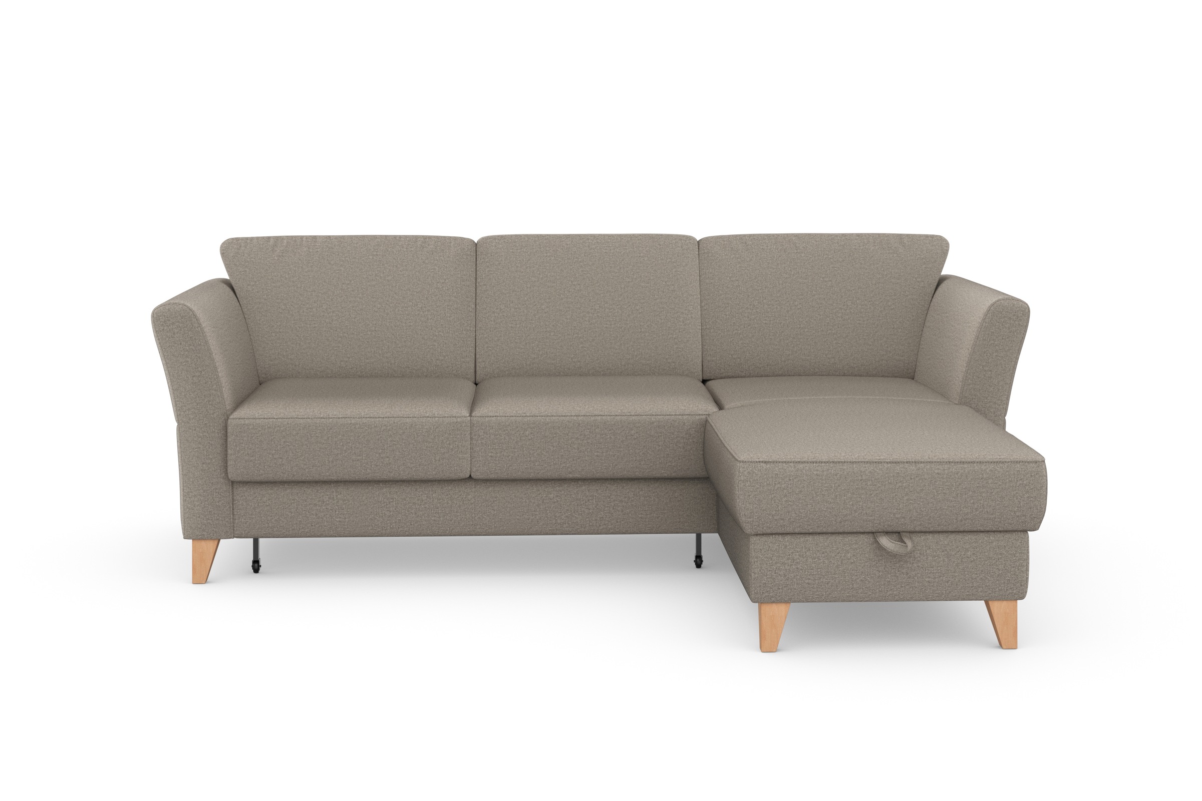 sit&more Ecksofa "Visby L-Form", Wahlweise mit Bettfunktion und Bettkasten, günstig online kaufen