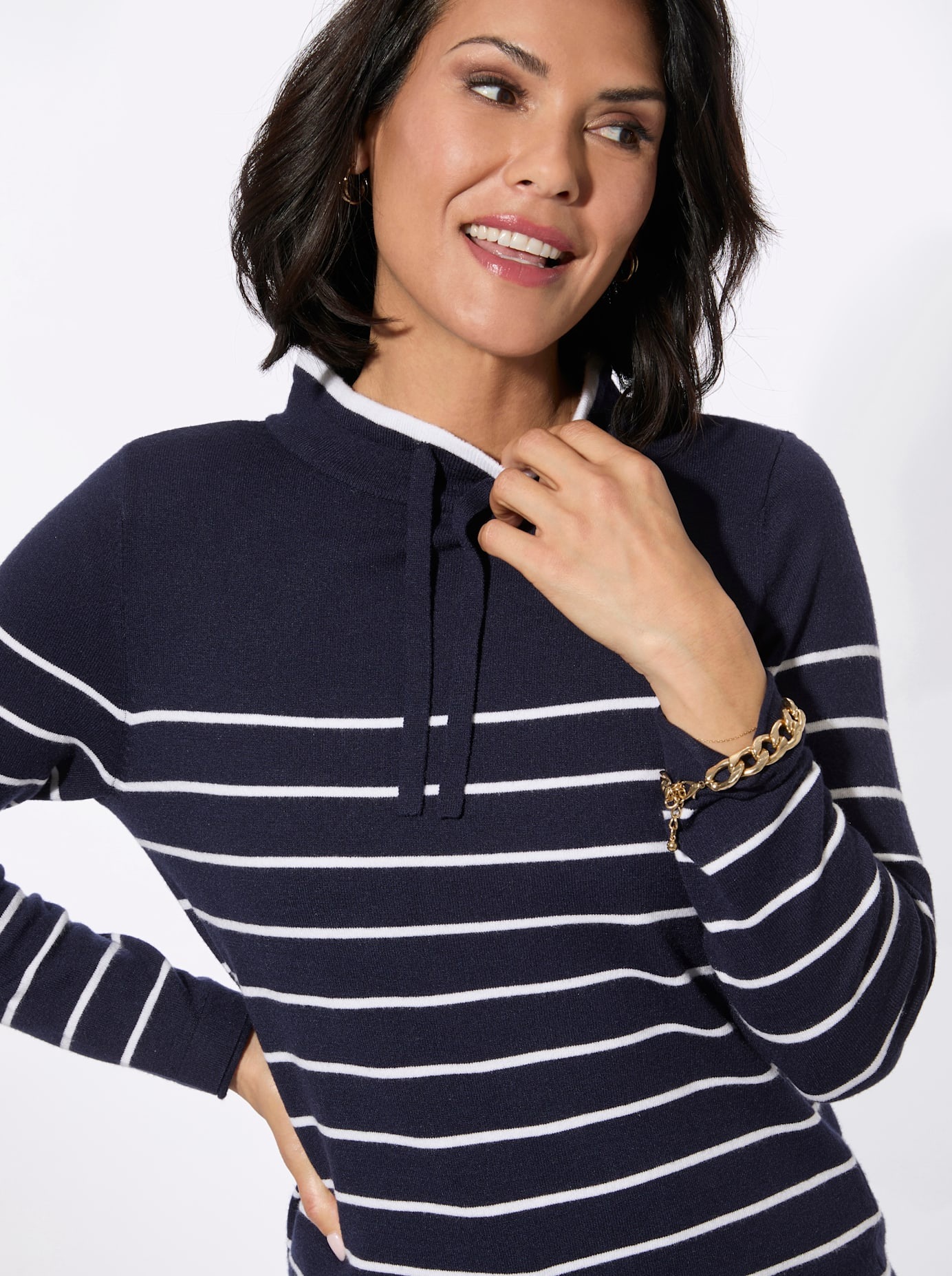 Casual Looks Stehkragenpullover »Stehkragen-Pullover«