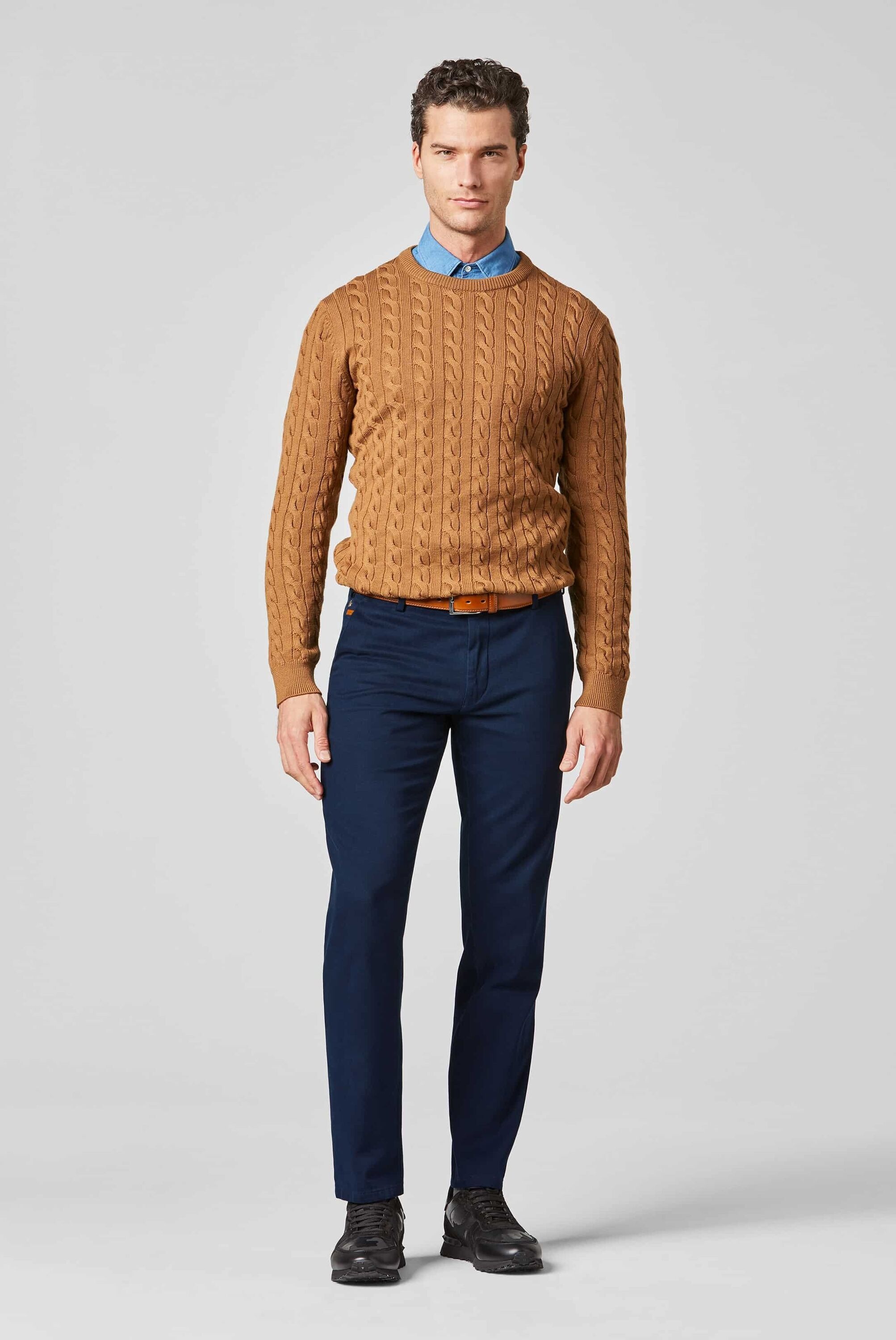 MEYER Chinos »Bonn«, Super-Stretch Winter Twill