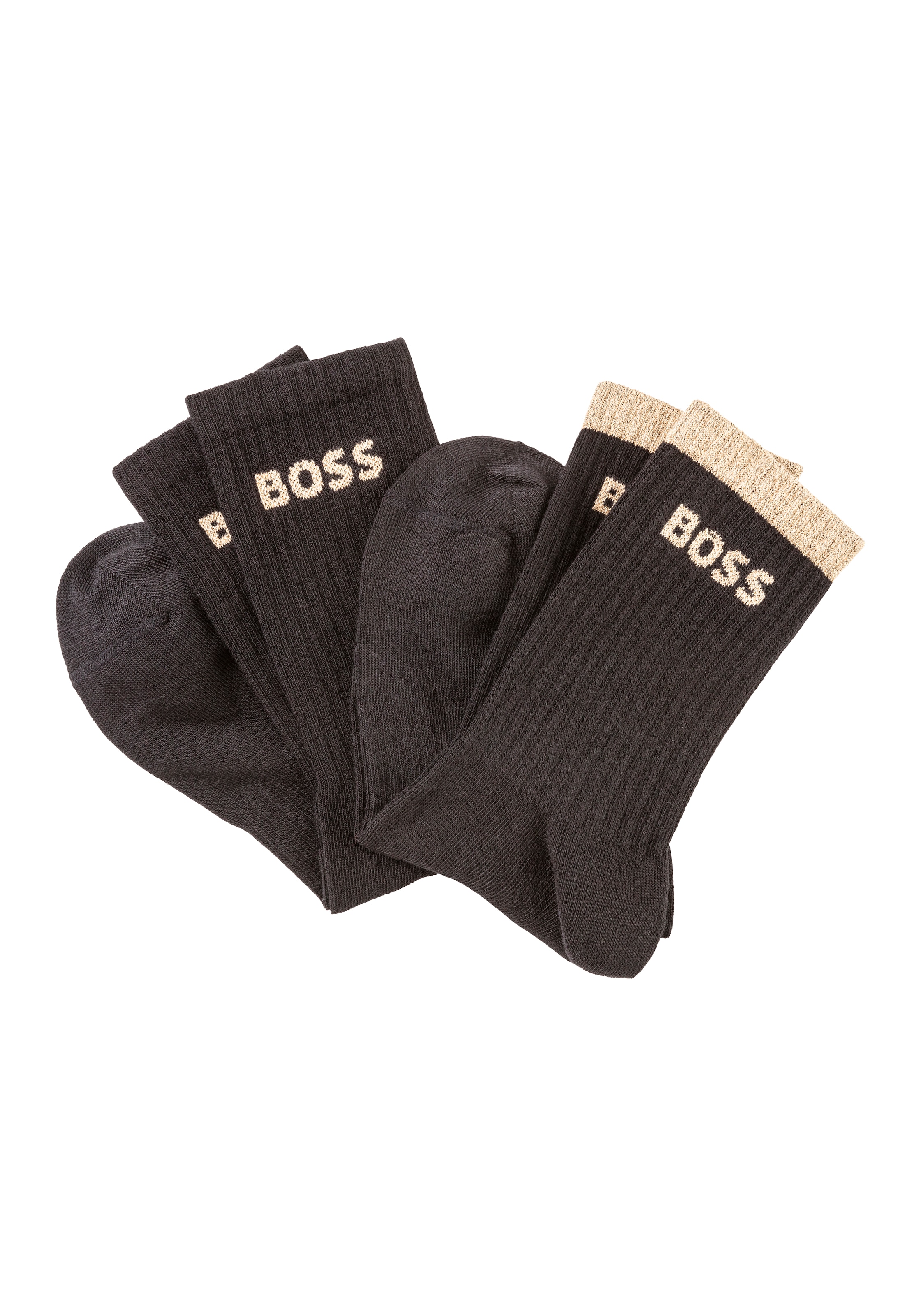 BOSS Freizeitsocken "2PQS Gift Lurex CC W", (2 Paar) günstig online kaufen