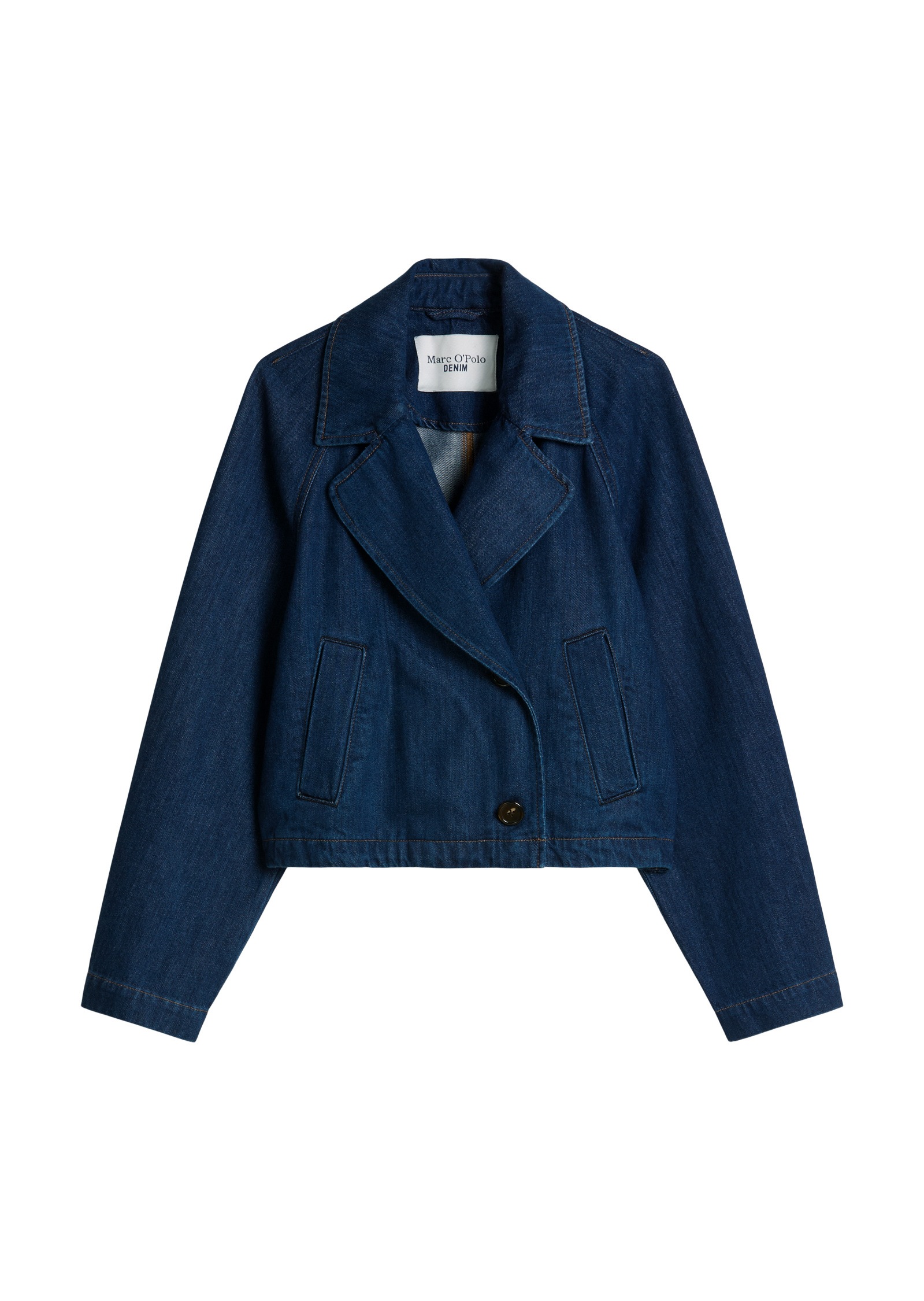 Marc O'Polo DENIM Trenchcoat »made with Orange Fiber«