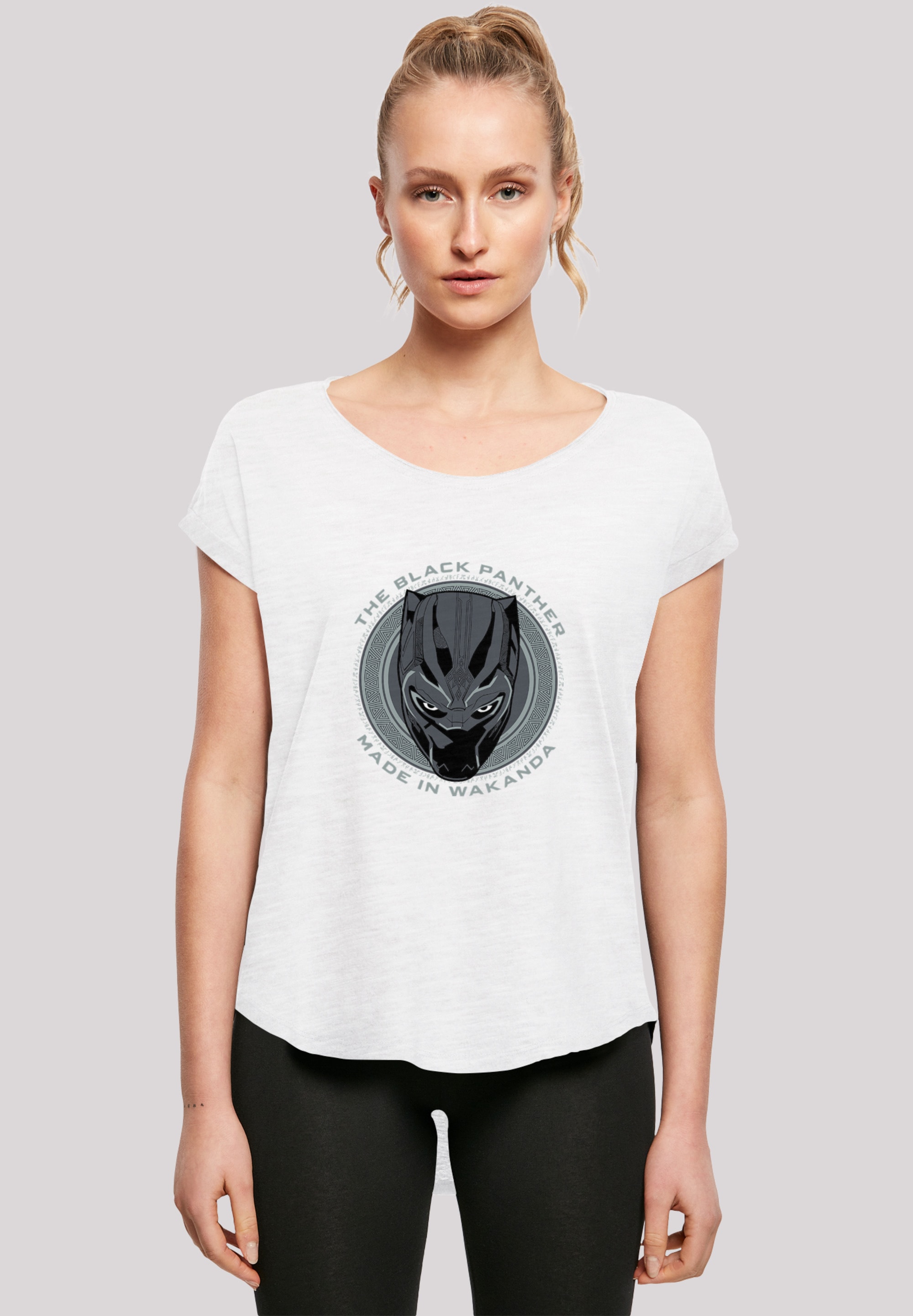 F4NT4STIC T-Shirt »Marvel Made | Wakanda«, in Black kaufen BAUR Panther Print