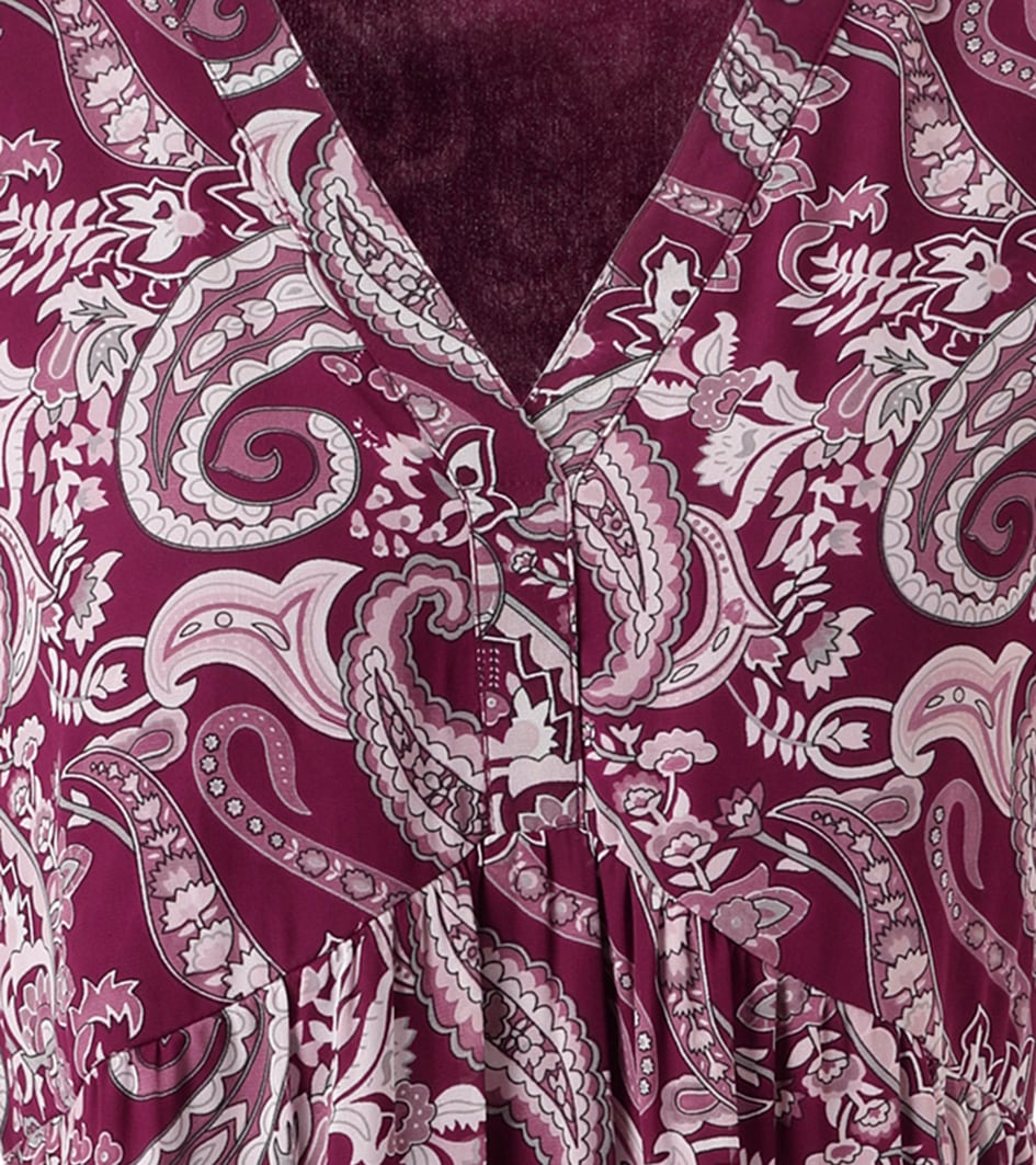 Aniston CASUAL Maxikleid, mit farbharmonischem Paisley-Muster - NEUE KOLLEKTION