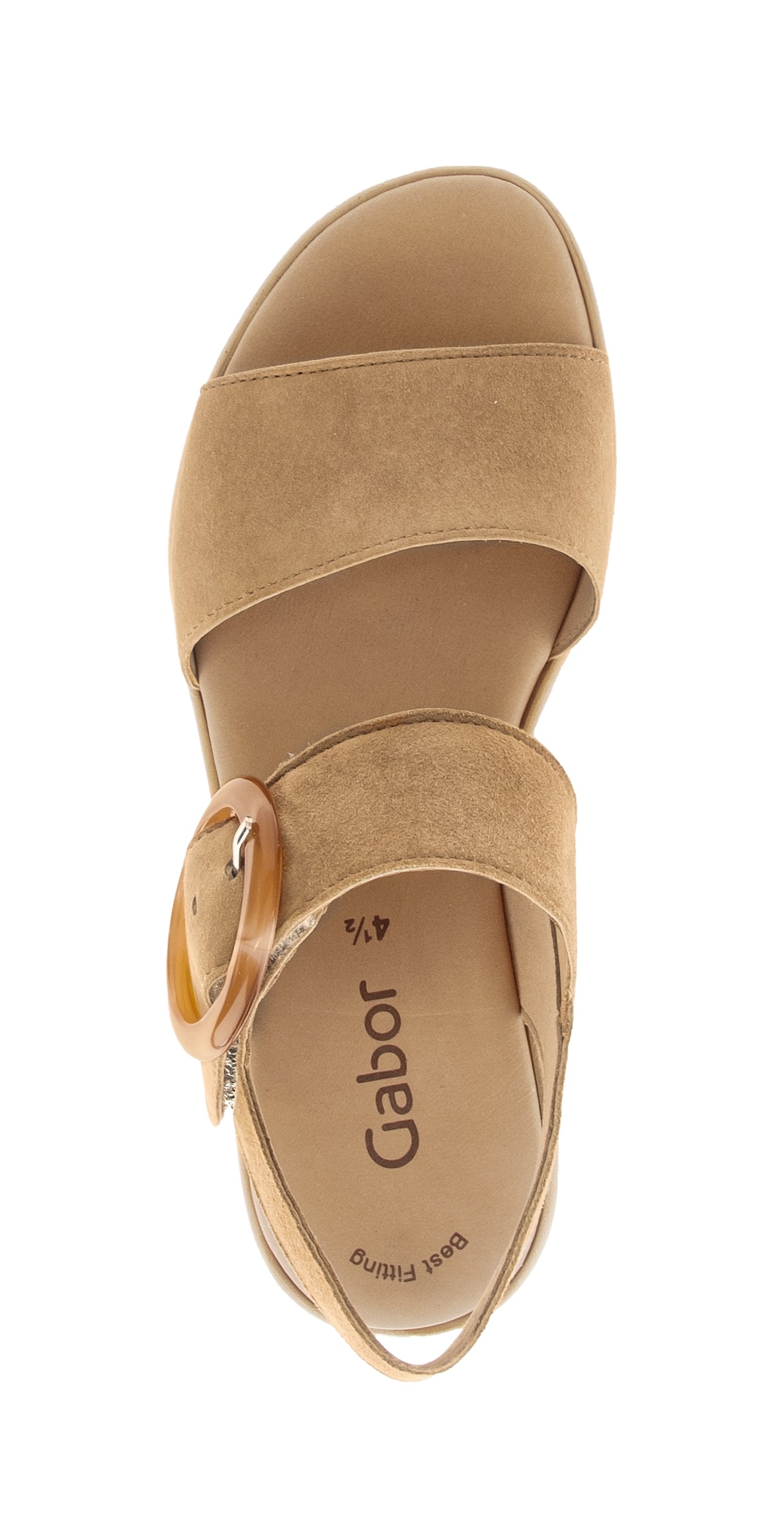 Gabor Plateau Sandale Women's Platform Sandals Brown 43 2