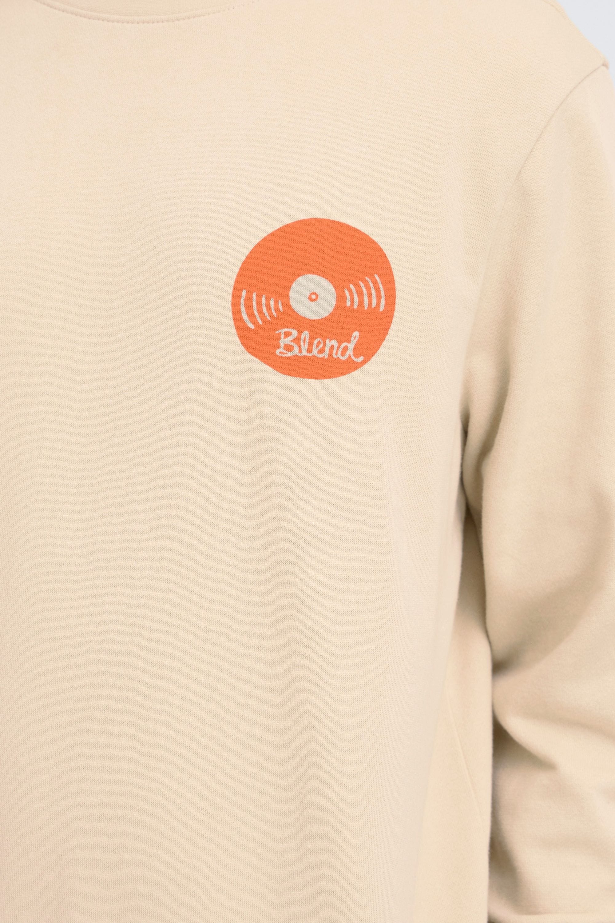 Blend Rundhalspullover »BHSun« Modernes Sweatshirt mit großem Backprint