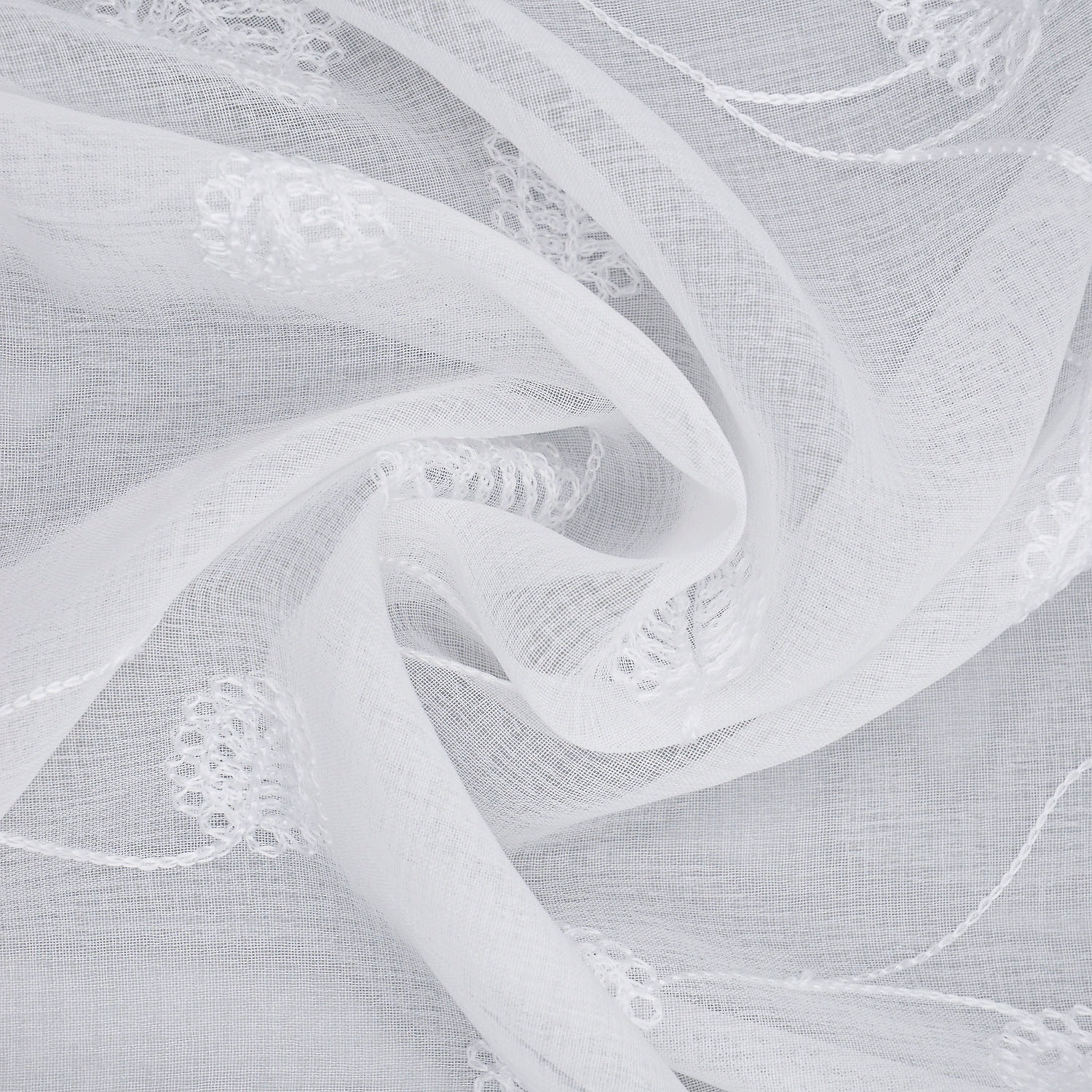 Thumbnail - Gerster Gardine "Penina" Ösen 1 Stk. tlg. SB-Ösenschal "Penina"