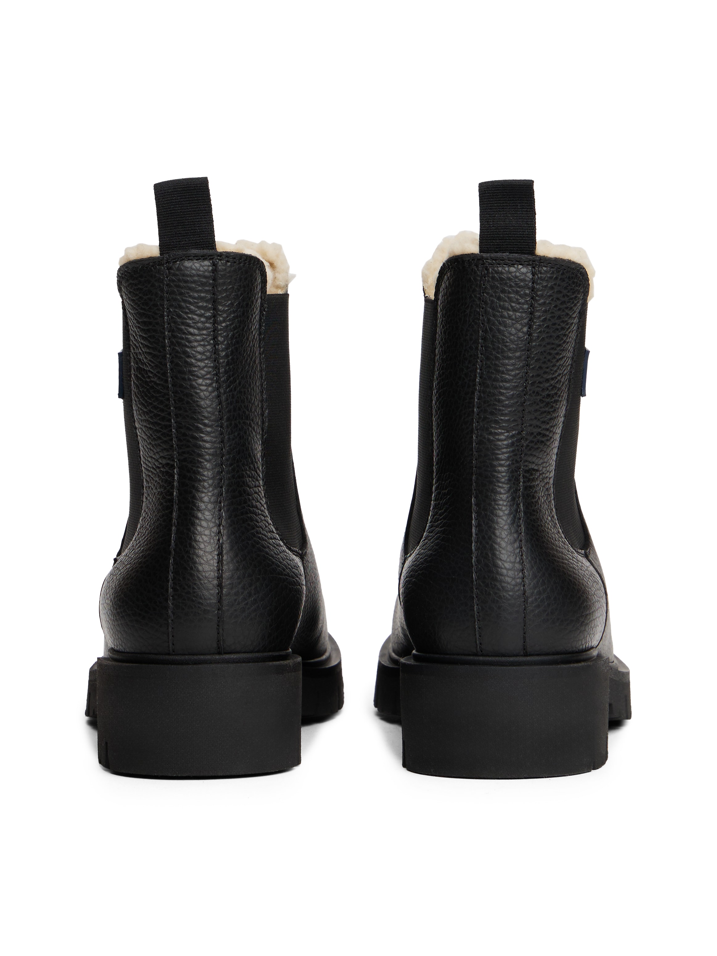 Tommy Jeans Chelseaboots »TJW CHELSEA BOOT WL«, Blockabsatz, Stiefelette mit typischer Logoflagge