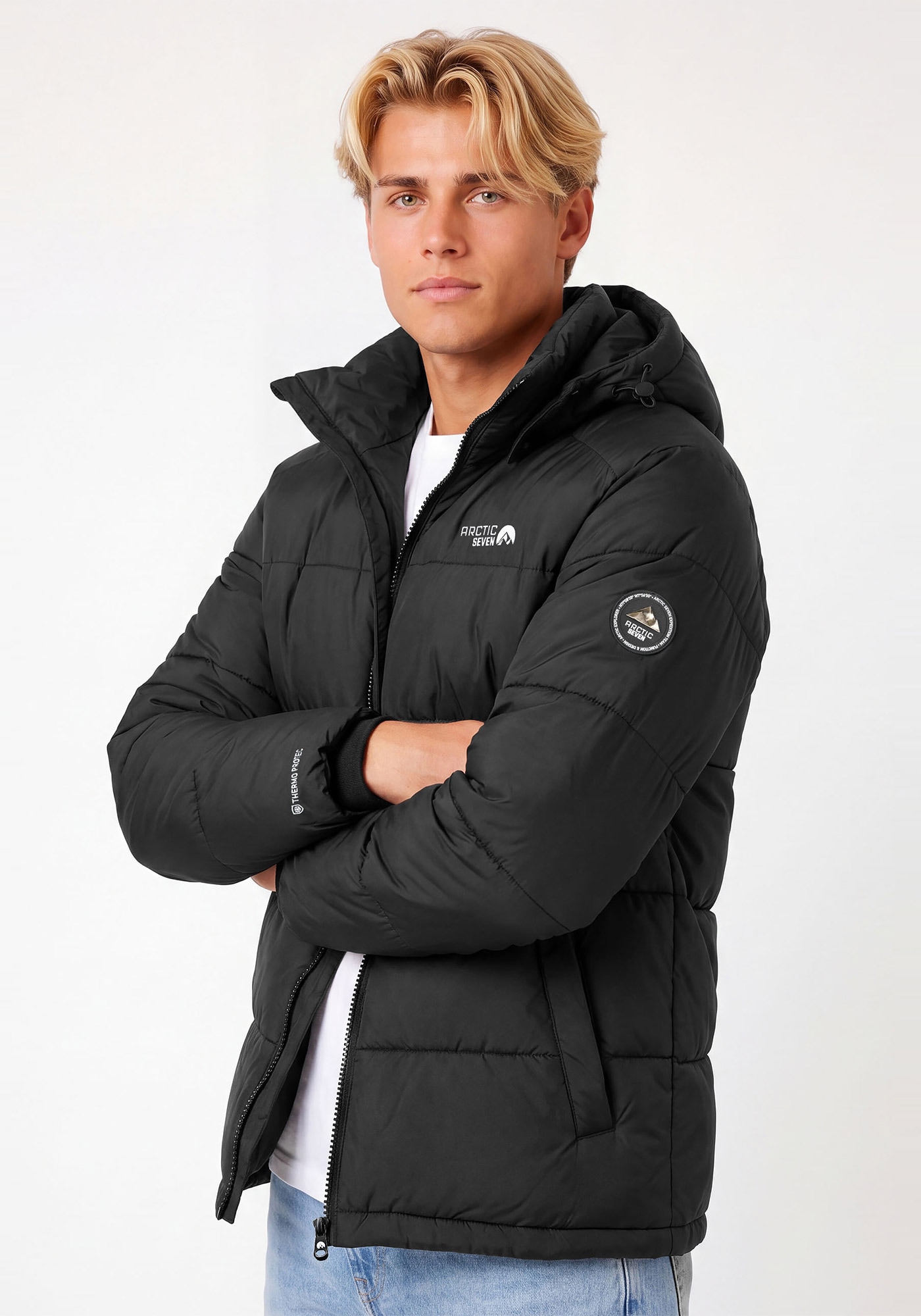 Arctic Seven Winterjacke »ASYetii« mit hochwertigem Steppdesign