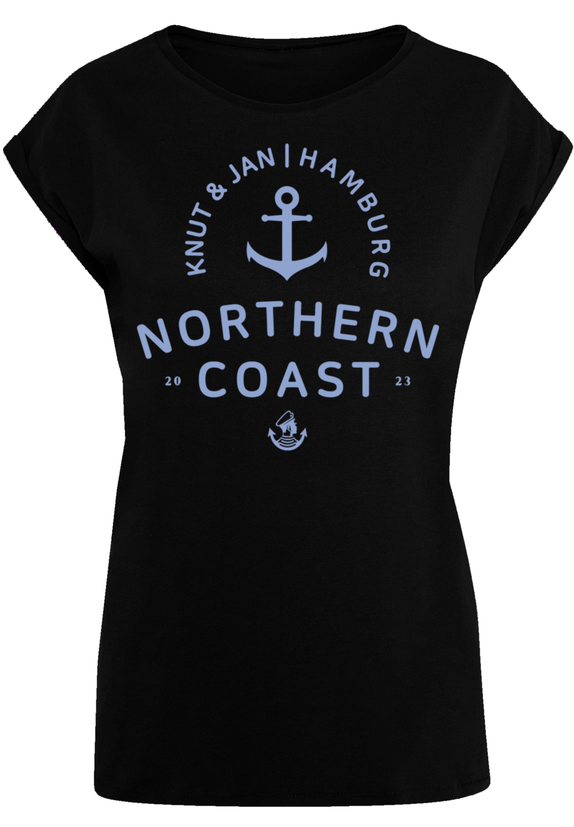 F4NT4STIC T-Shirt "Nordsee Knut & Jan Hamburg", Print günstig online kaufen