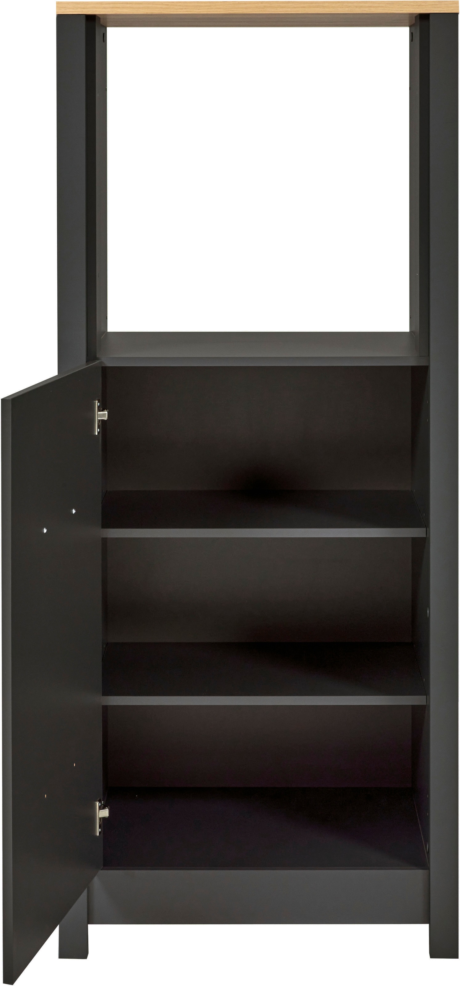 Inter Link Backofen/Kühlumbauschrank »Veneto« 1 Stk. tlg. Für Backofen & Kühlschrank, Soft-Close, 70x60x167