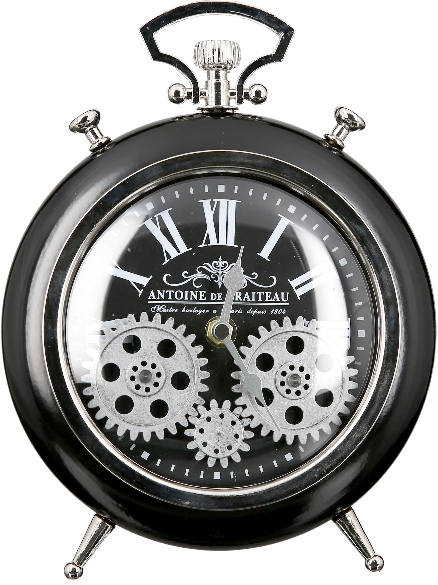 Casablanca by Gilde Standuhr "Transmission, schwarz/silber" Wecker-Form, Hö günstig online kaufen