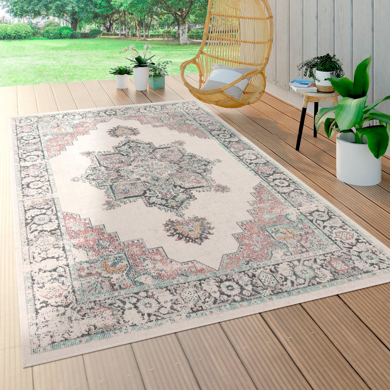 Paco Home Teppich "Torres 275" rechteckig 8 mm Höhe Kurzflor, Orient-Optik, günstig online kaufen