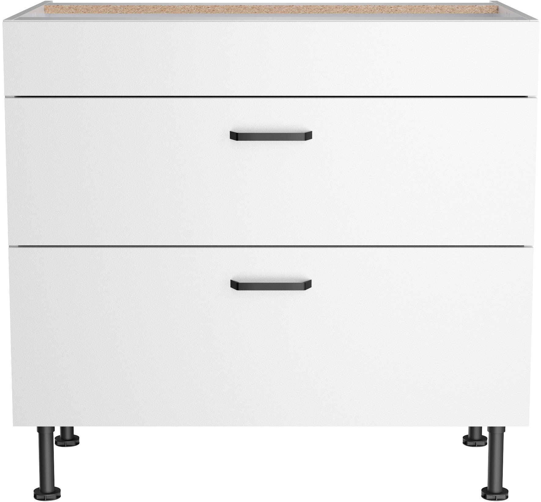 KOCHSTATION Unterschrank »KS-Paula« 90 cm breit, 87 cm hoch, 2 Auszüge für autarkes Einbaukochfeld