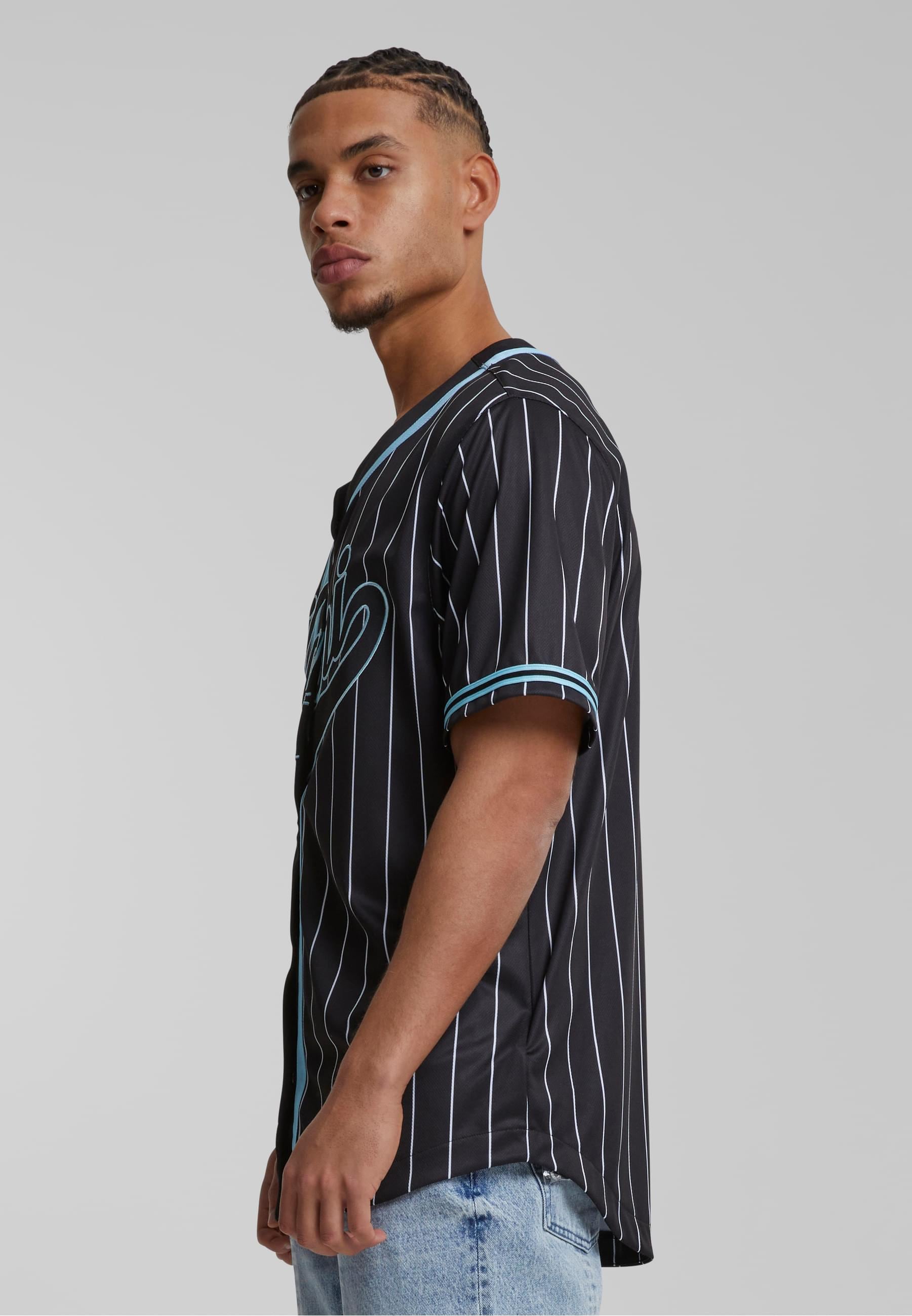 Karl Kani T-Shirt »Karl Kani Karl Kani Kani Star Logo Pinstripe Baseball Shirt«, (1 tlg.)
