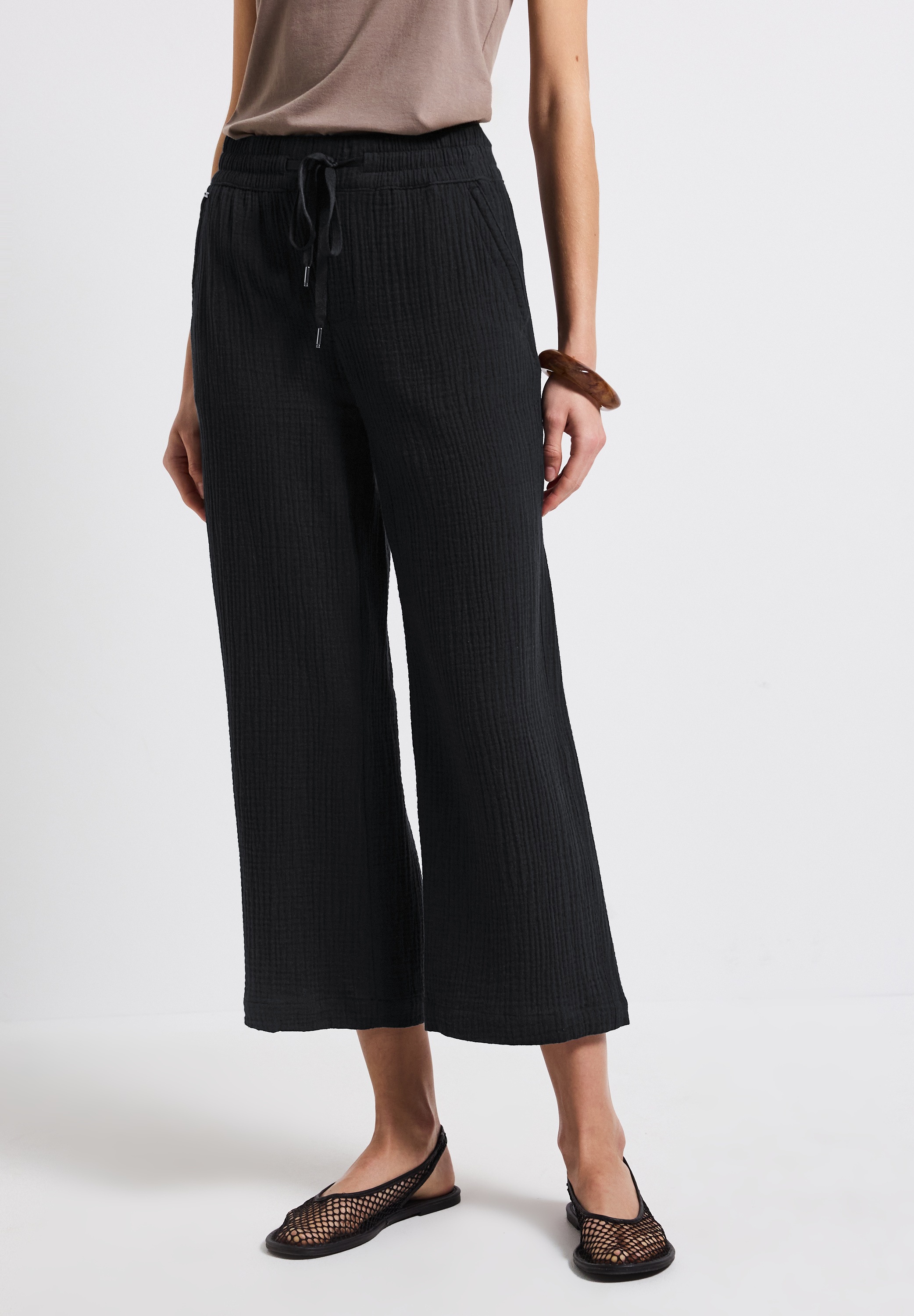 STREET ONE Stoffhose High Waist günstig online kaufen